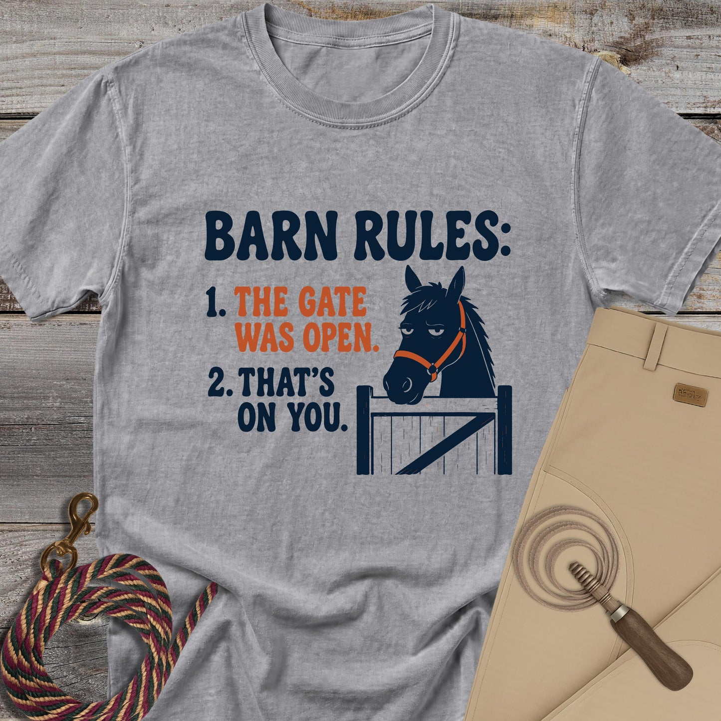 Horse Barn Rules T-Shirt