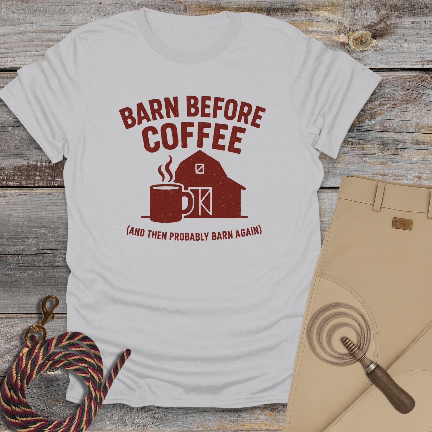 Barn Before Coffee T-Shirt
