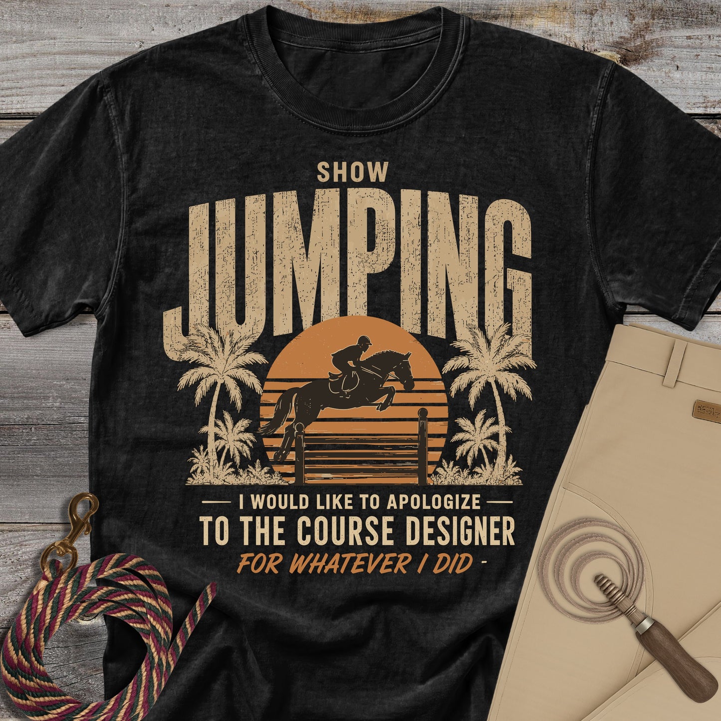 Show Jumping Apology T-Shirt