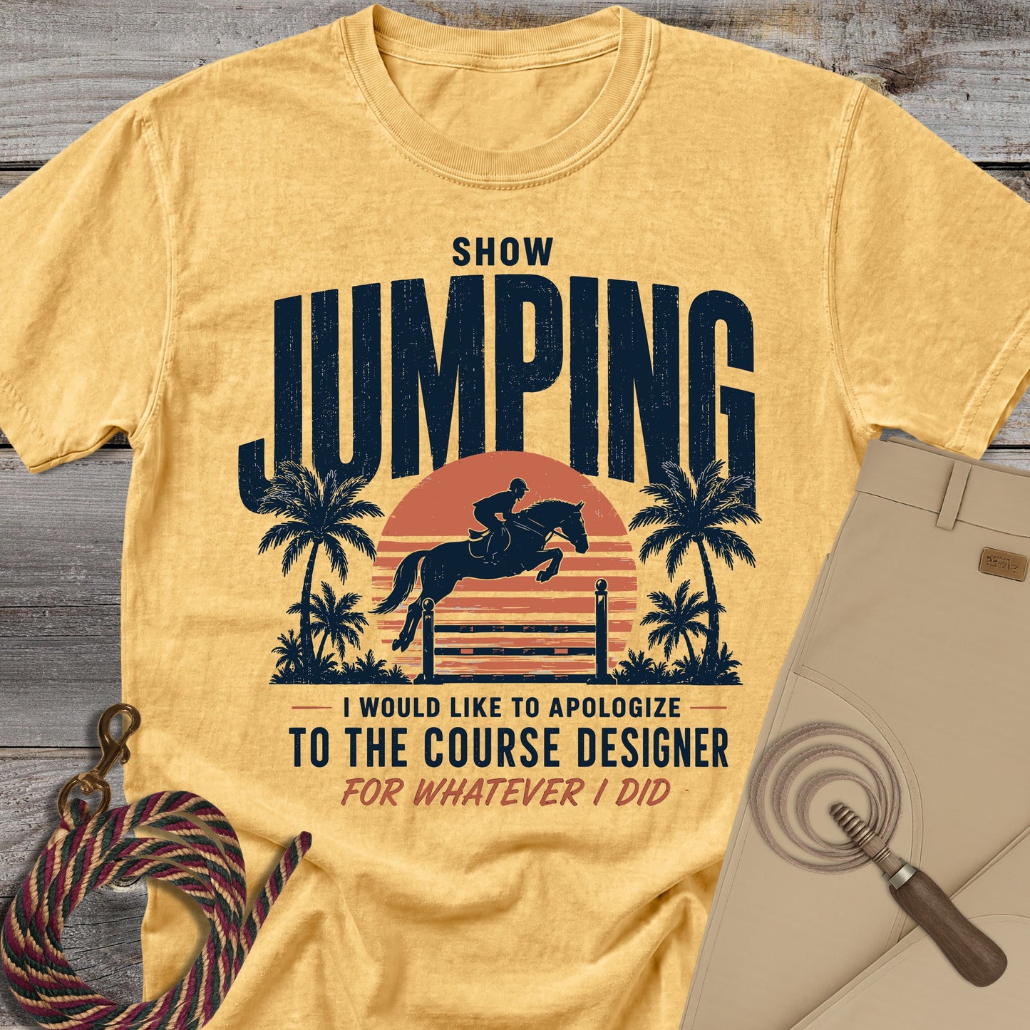 Show Jumping Apology T-Shirt