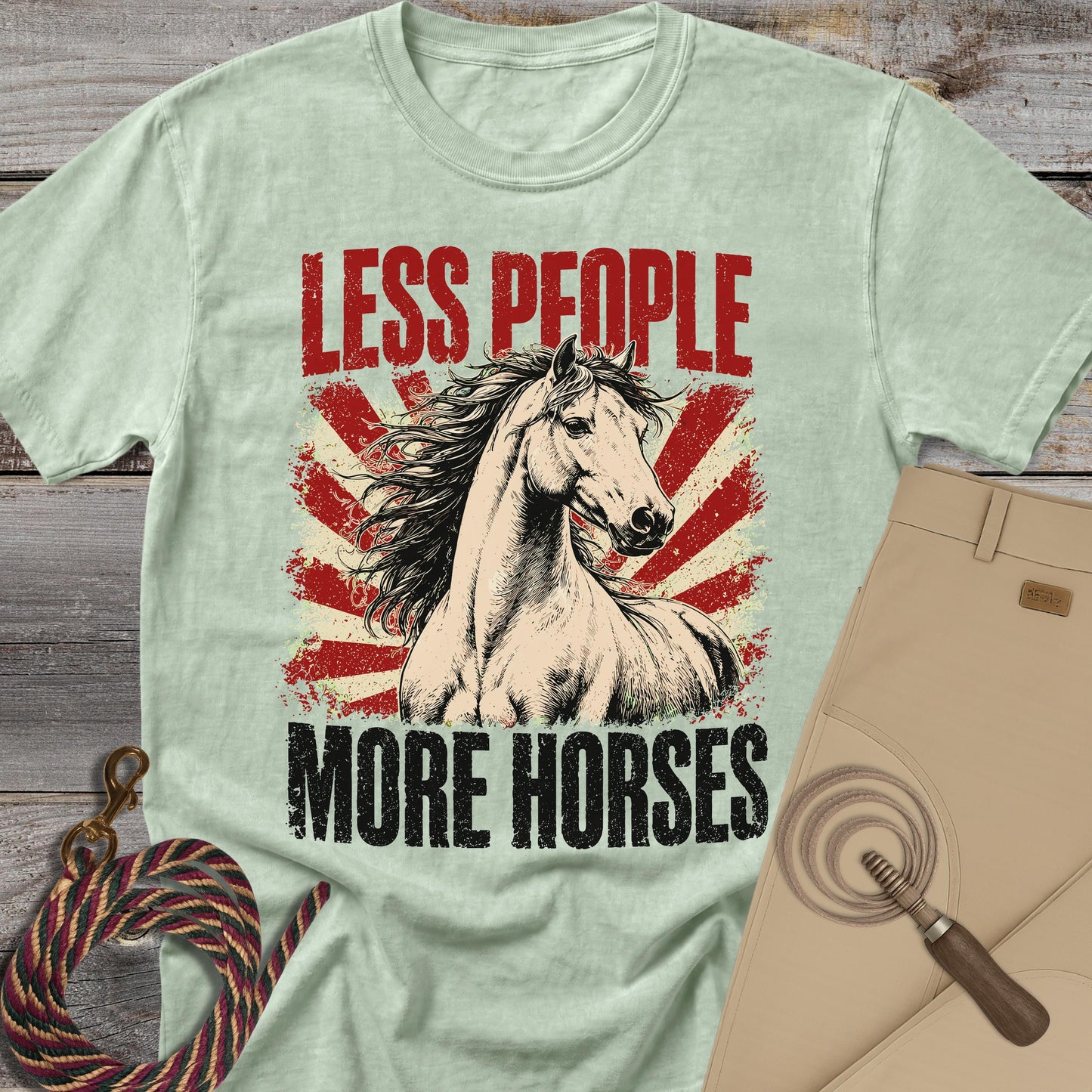 Less People More Horses T-Shirt