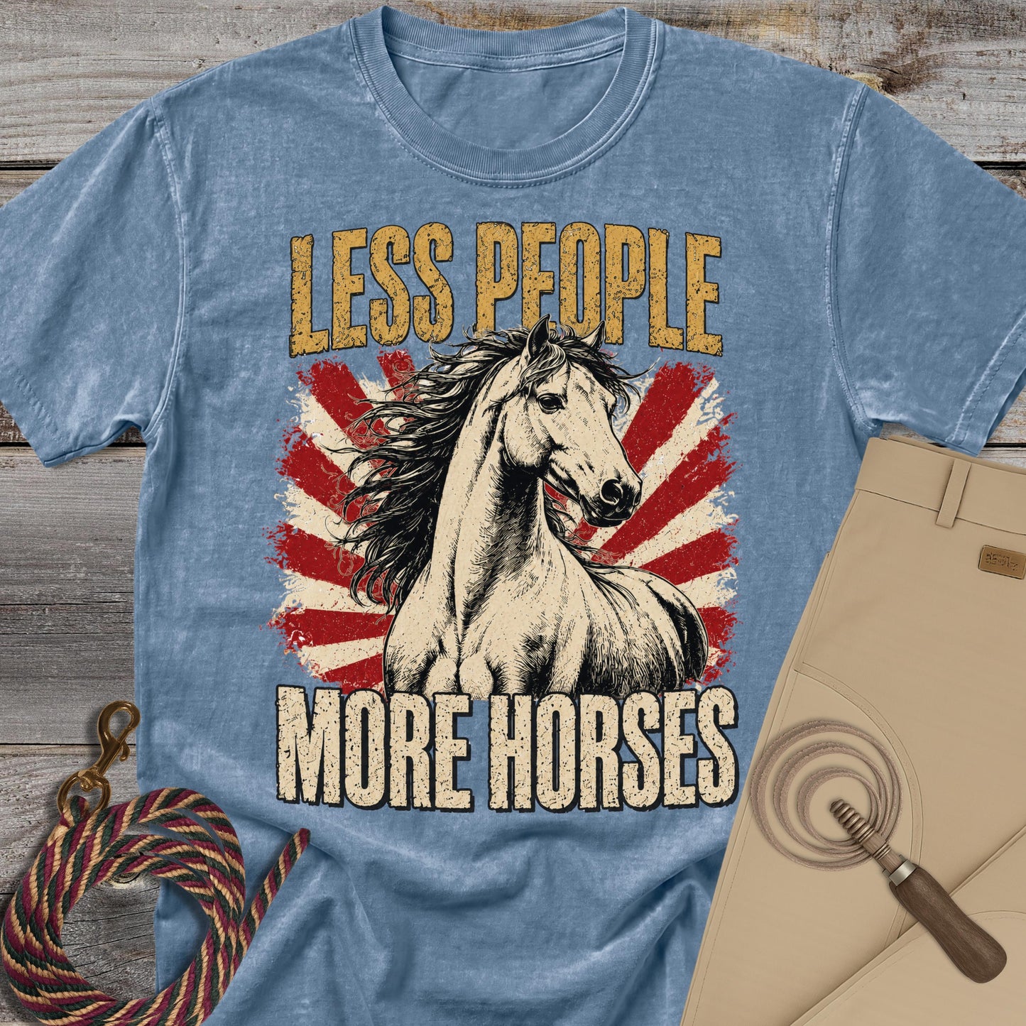 Less People More Horses T-Shirt