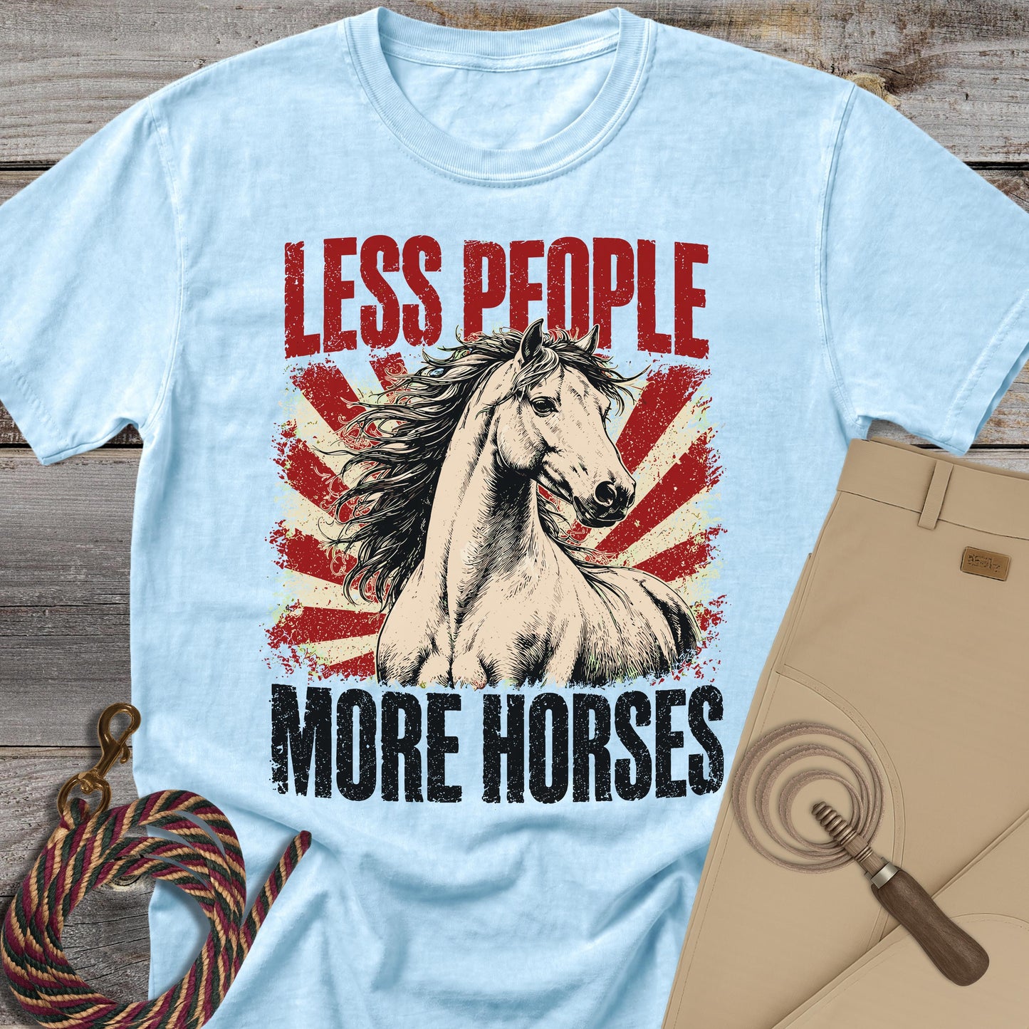 Less People More Horses T-Shirt