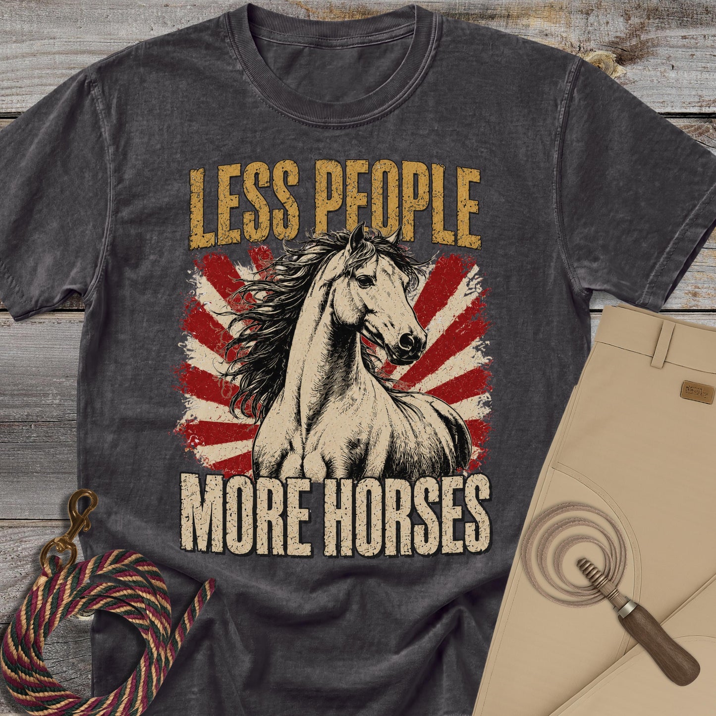 Less People More Horses T-Shirt