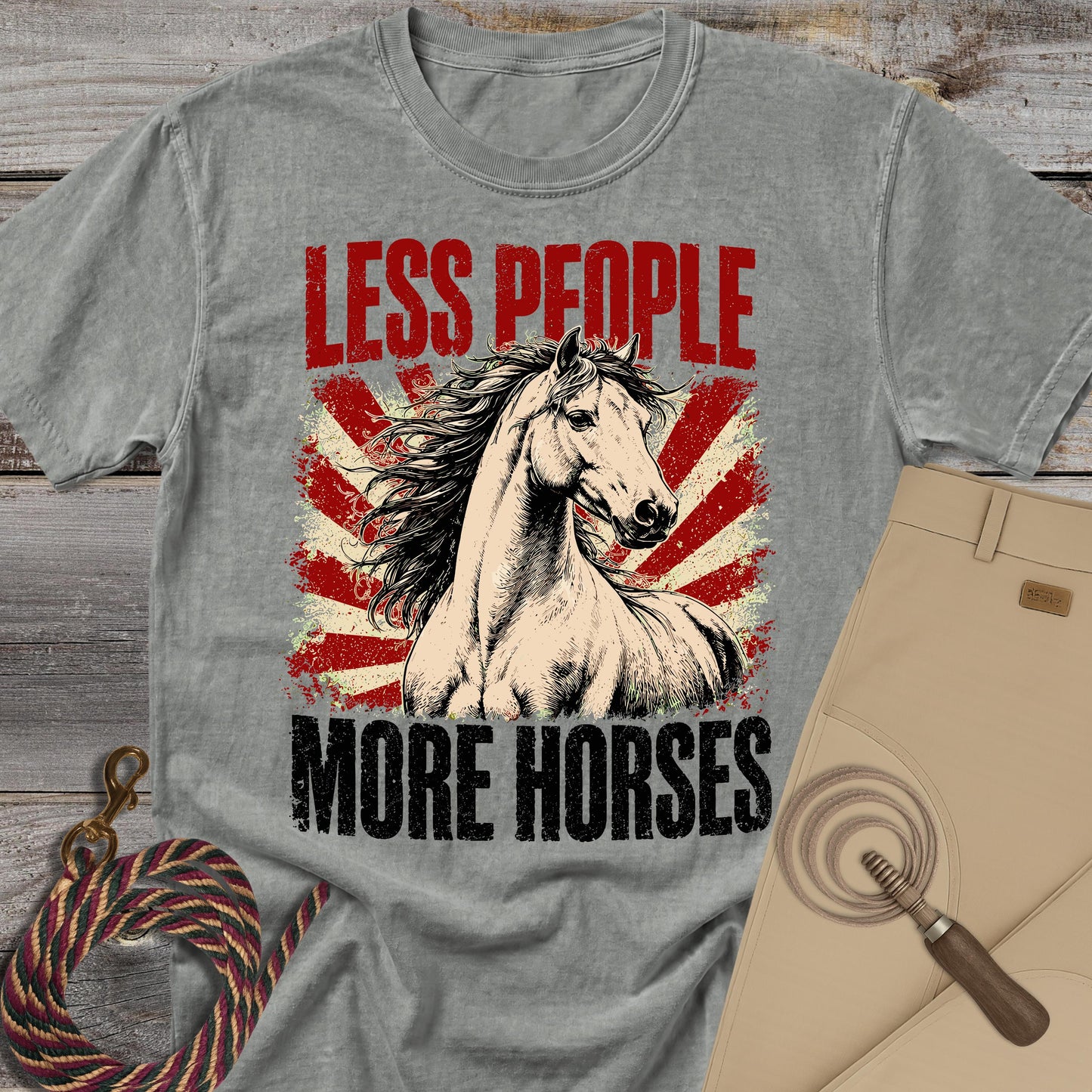 Less People More Horses T-Shirt