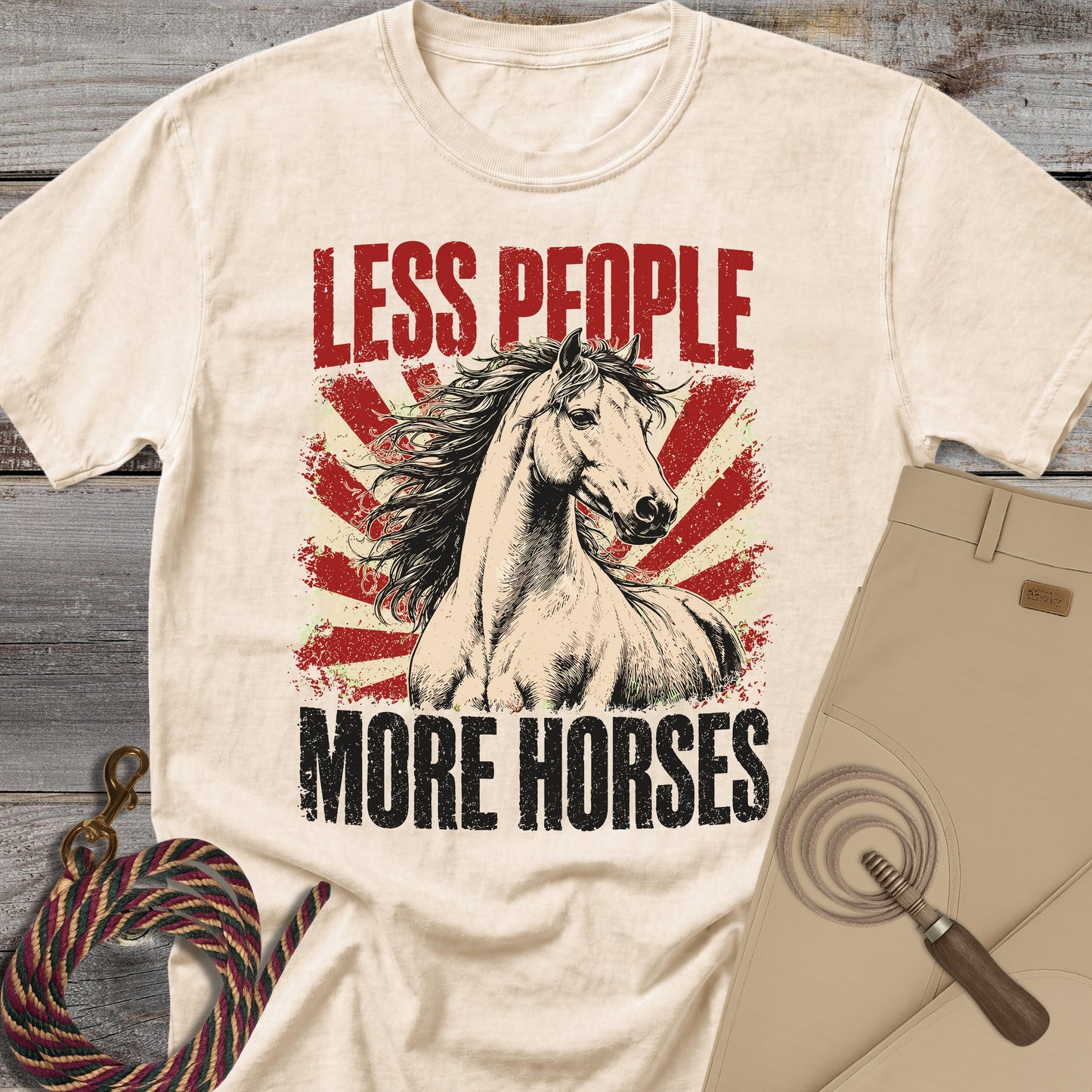 Less People More Horses T-Shirt