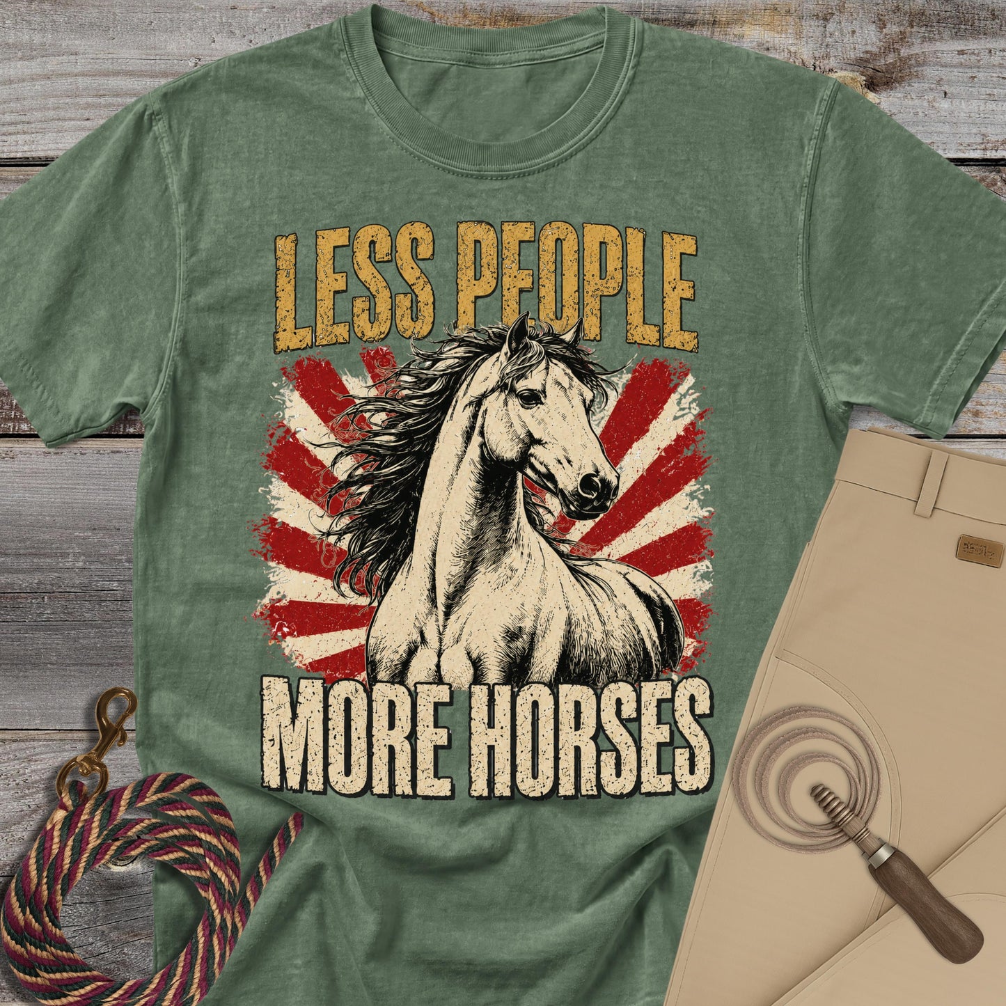 Less People More Horses T-Shirt