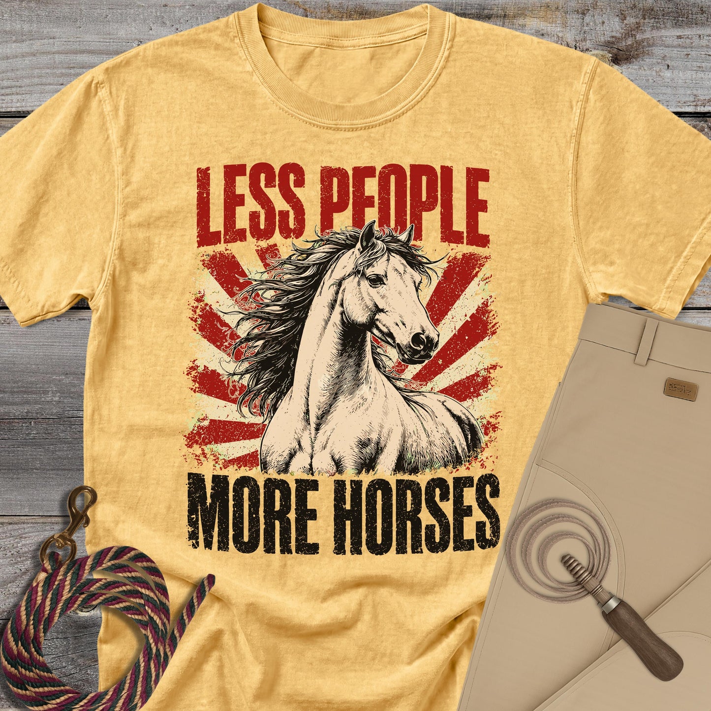 Less People More Horses T-Shirt