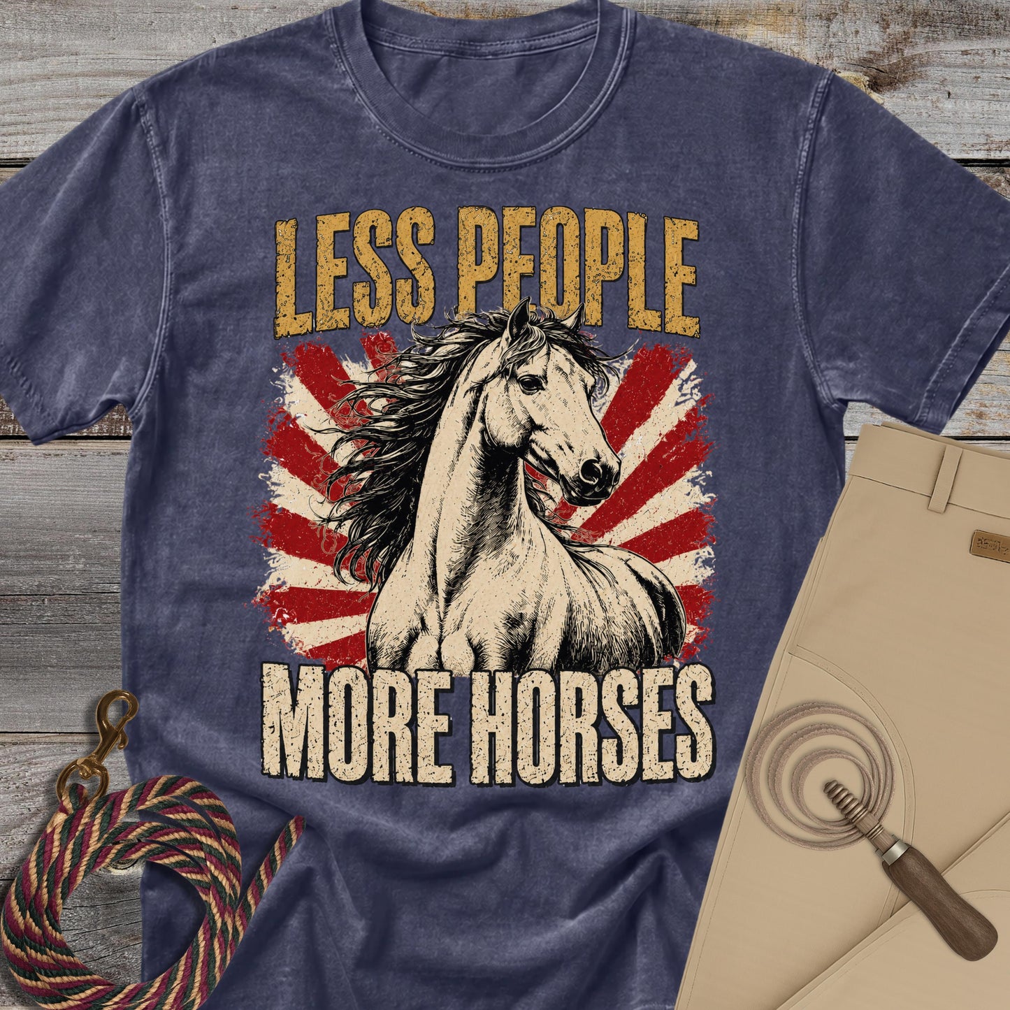 Less People More Horses T-Shirt