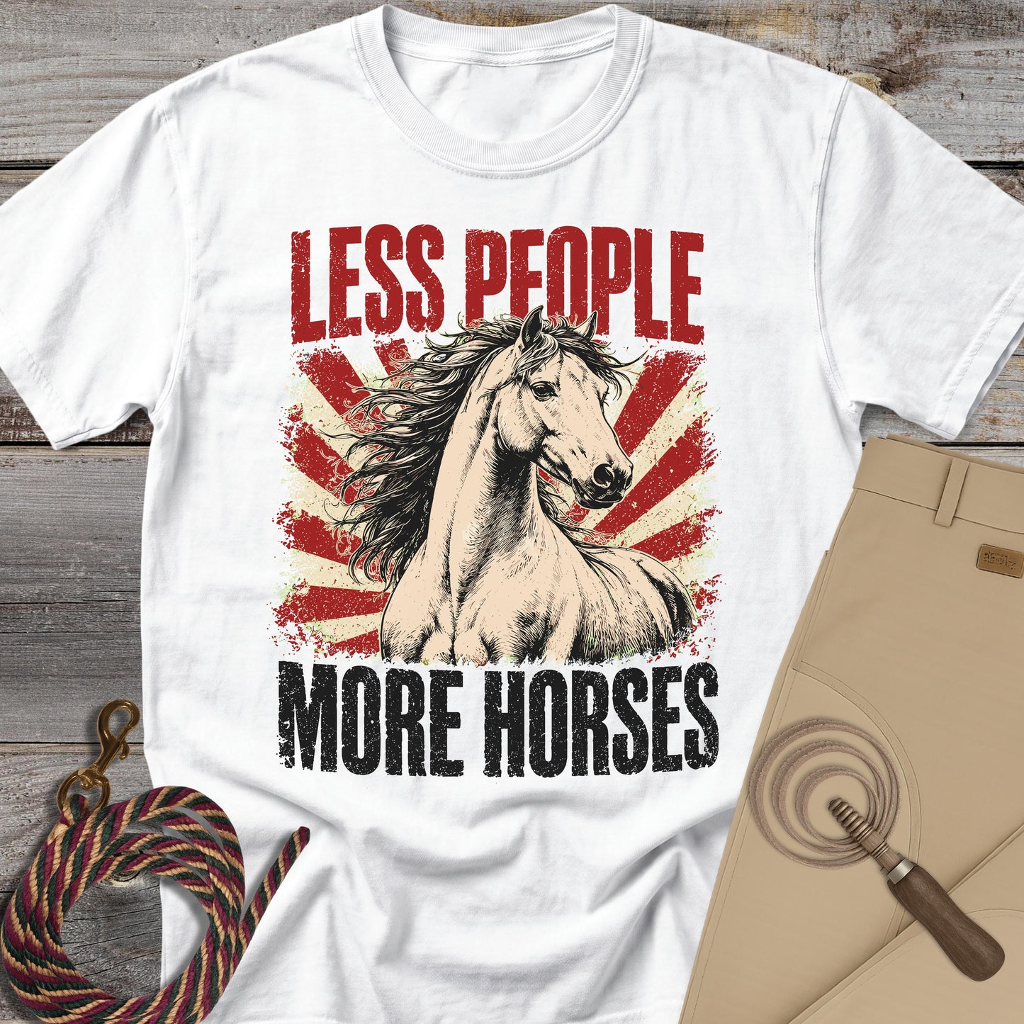 Less People More Horses T-Shirt