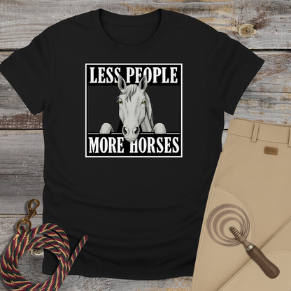 Less People More Horses T-Shirt