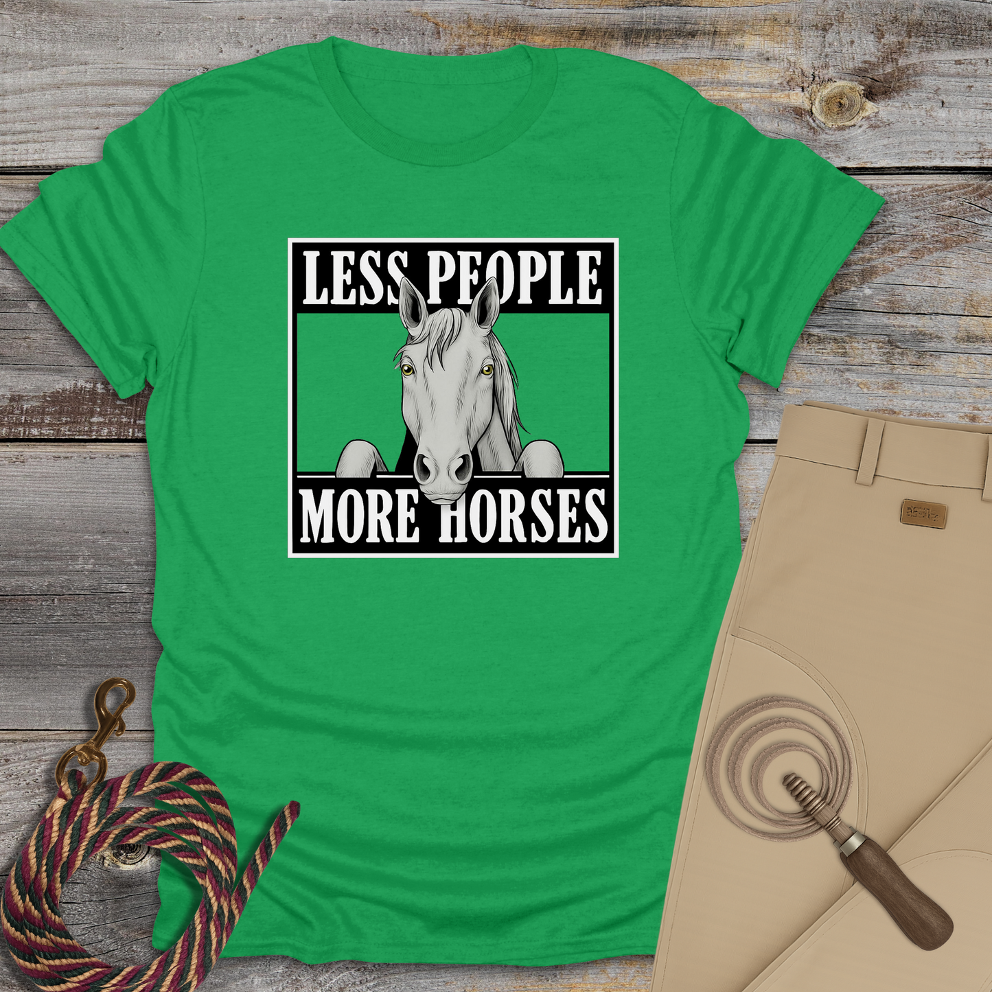 Less People More Horses T-Shirt