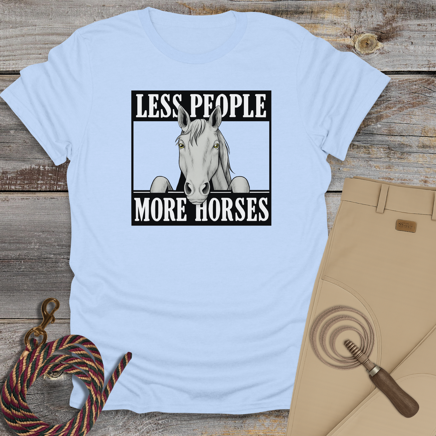 Less People More Horses T-Shirt