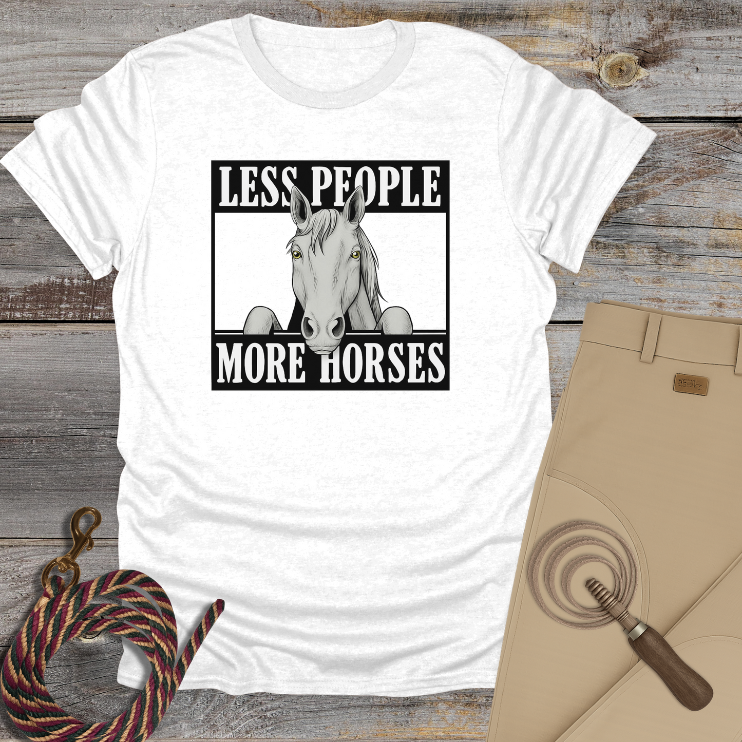 Less People More Horses T-Shirt