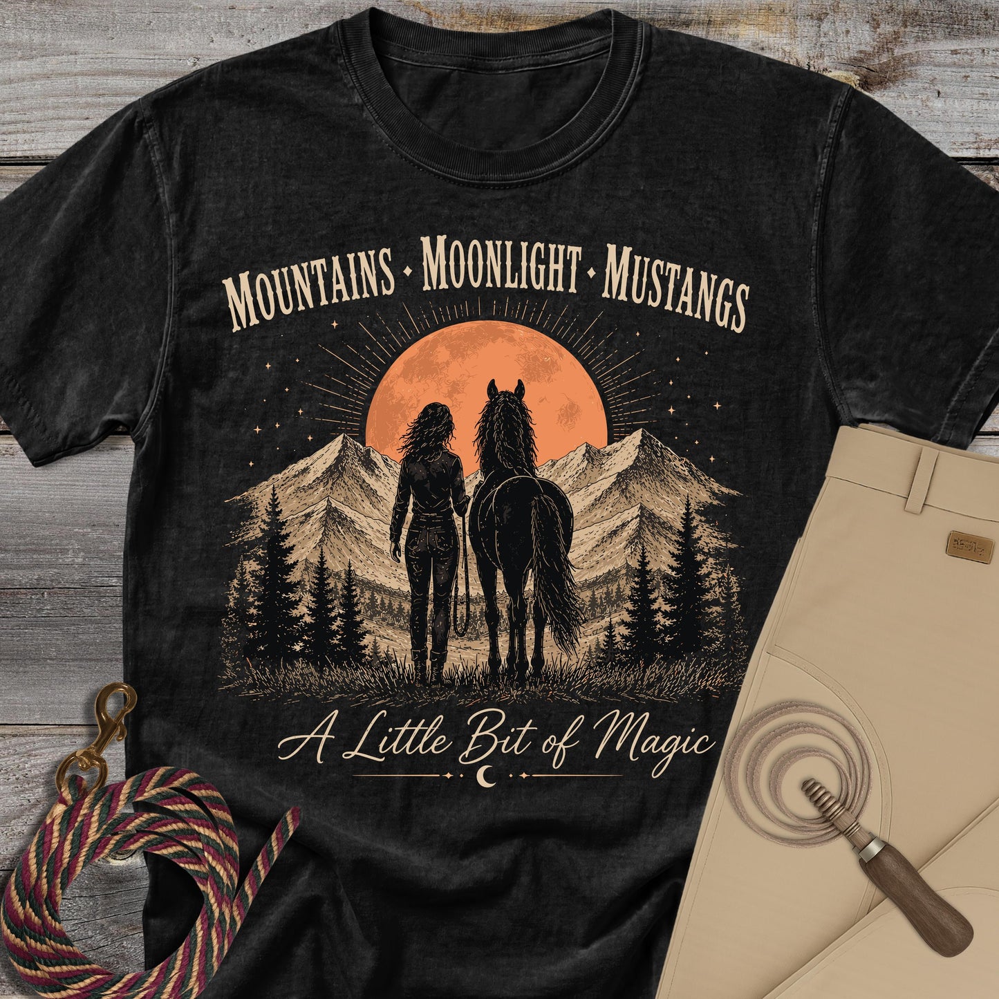 Moonlight and Mustangs T-Shirt