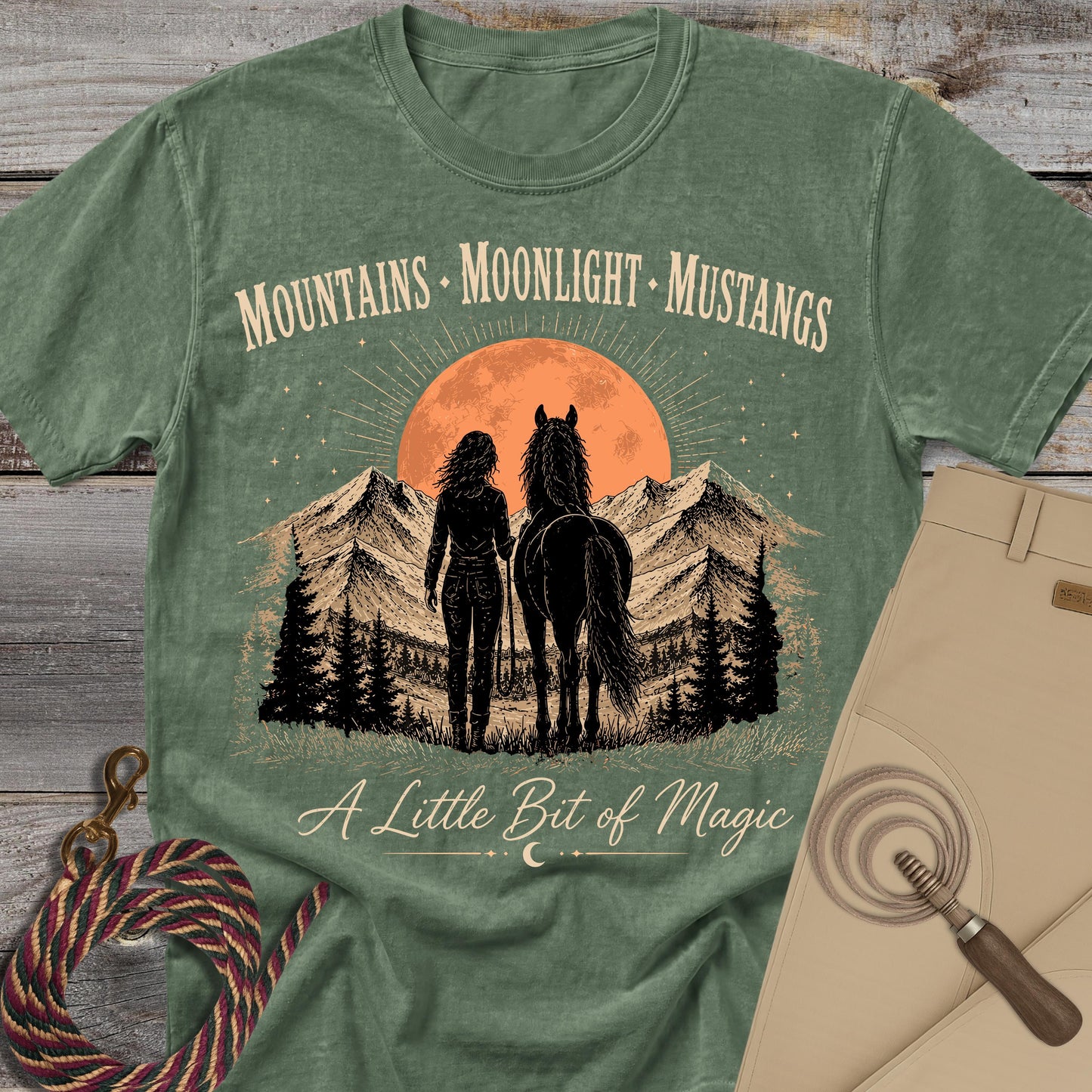 Moonlight and Mustangs T-Shirt