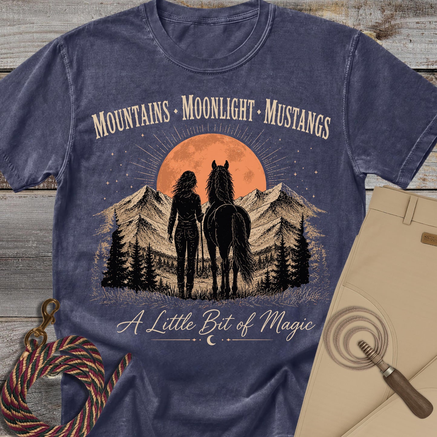 Moonlight and Mustangs T-Shirt