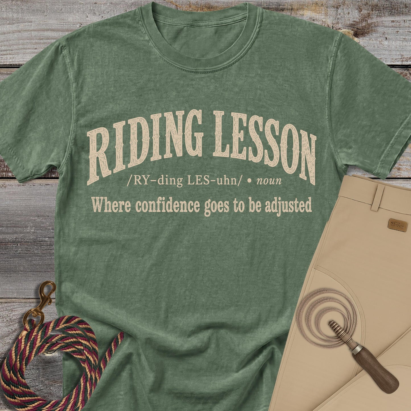 Riding Lesson Definition T-Shirt