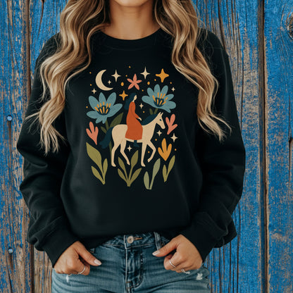 Night Garden Rider Sweatshirt