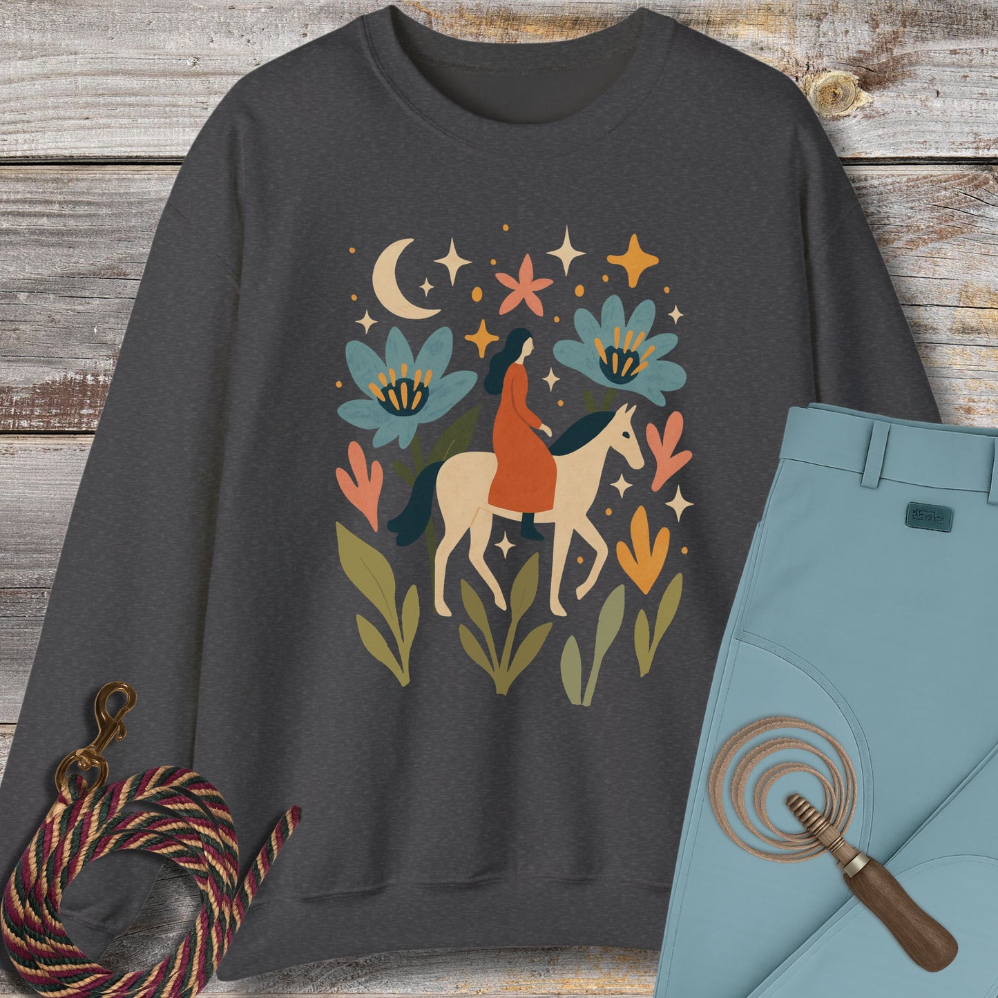 Night Garden Rider Sweatshirt