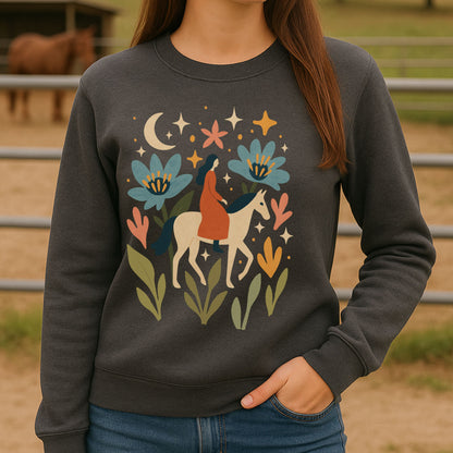 Night Garden Rider Sweatshirt