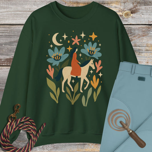 Night Garden Rider Sweatshirt