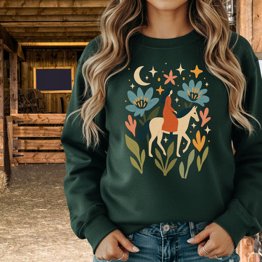 Night Garden Rider Sweatshirt