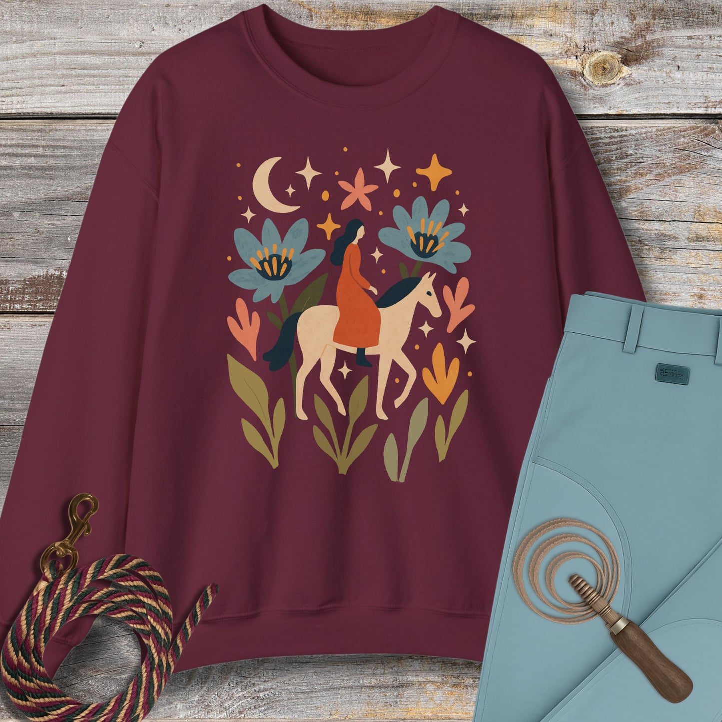 Night Garden Rider Sweatshirt