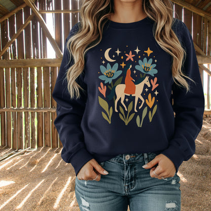 Night Garden Rider Sweatshirt
