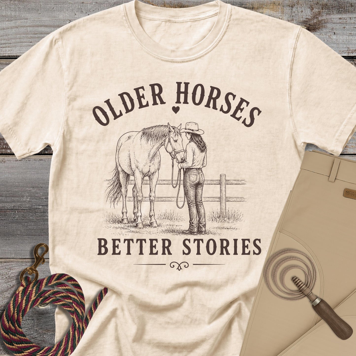 Older Horses Better Stories T-Shirt