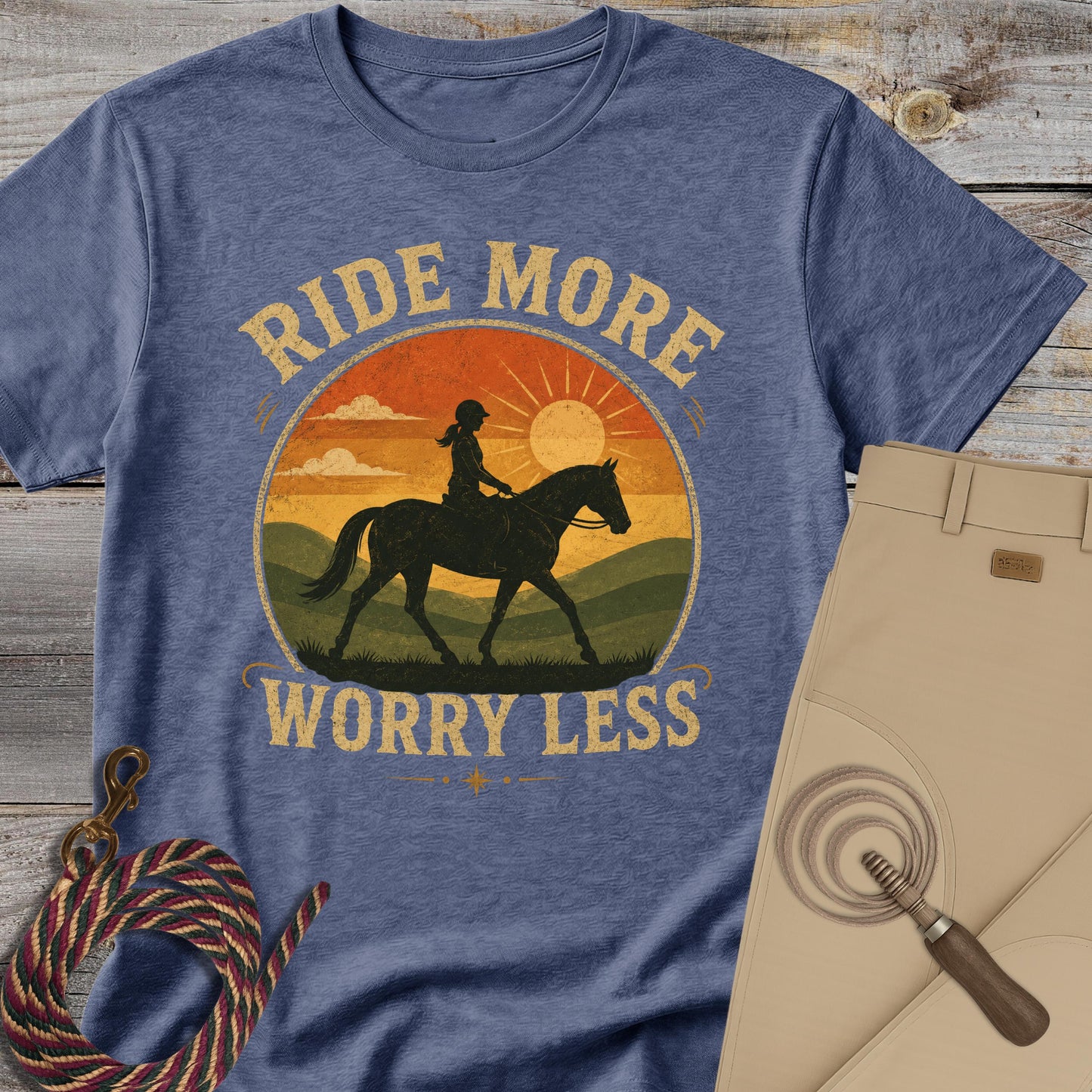 Ride More, Worry Less T-Shirt
