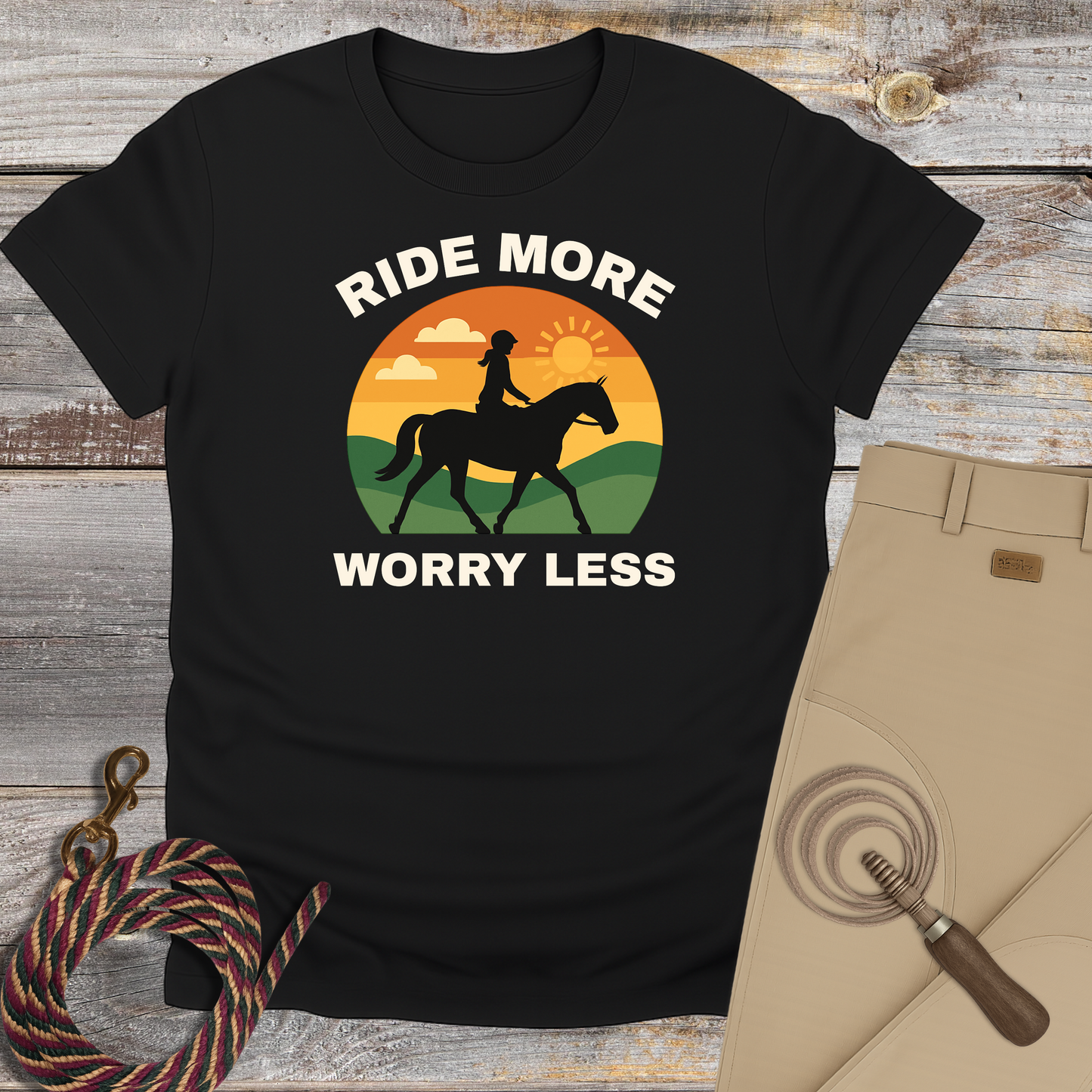 Ride More, Worry Less T-Shirt