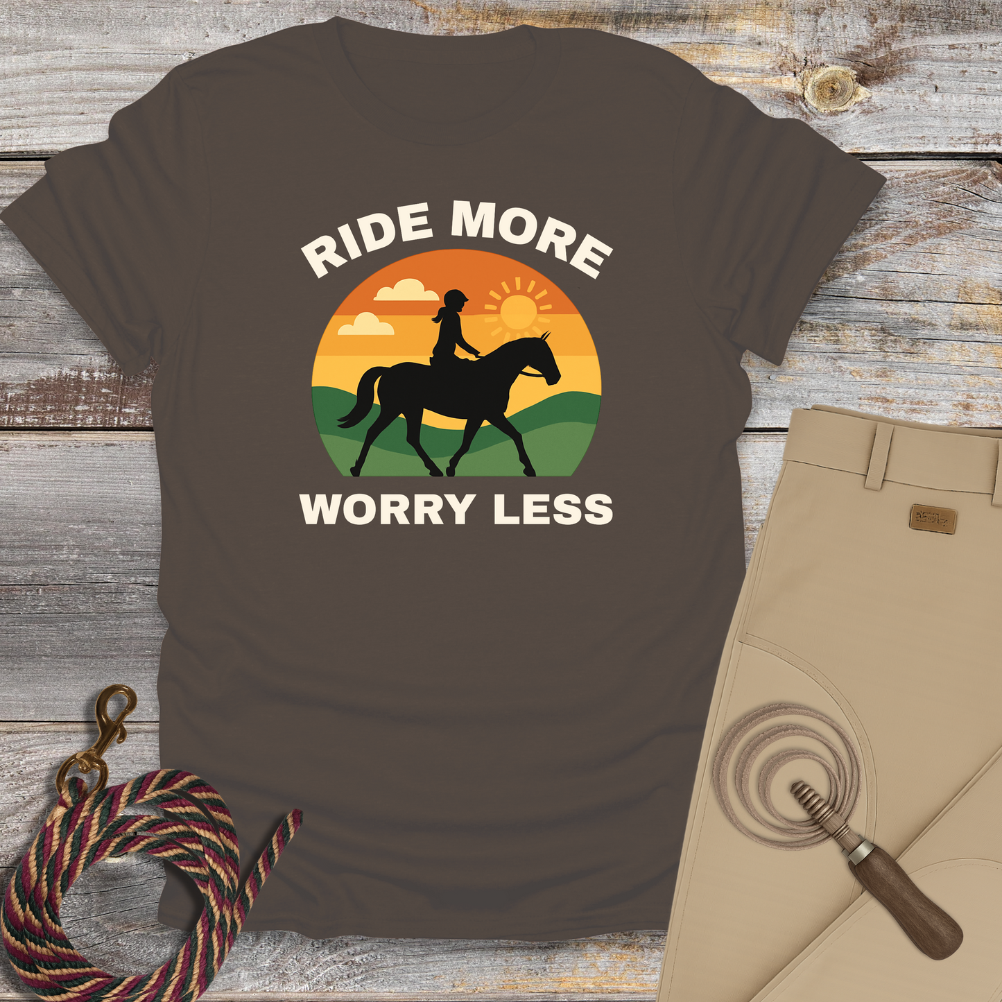 Ride More, Worry Less T-Shirt
