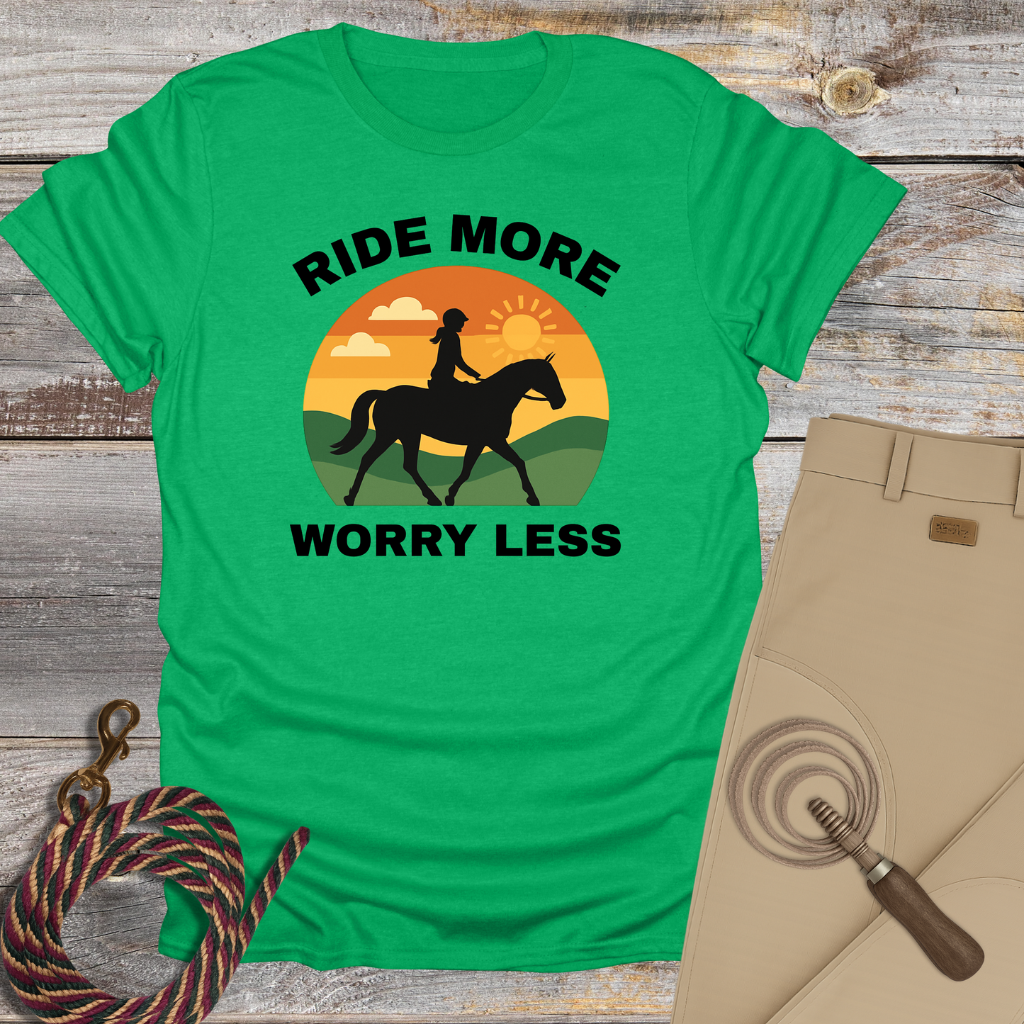 Ride More, Worry Less T-Shirt