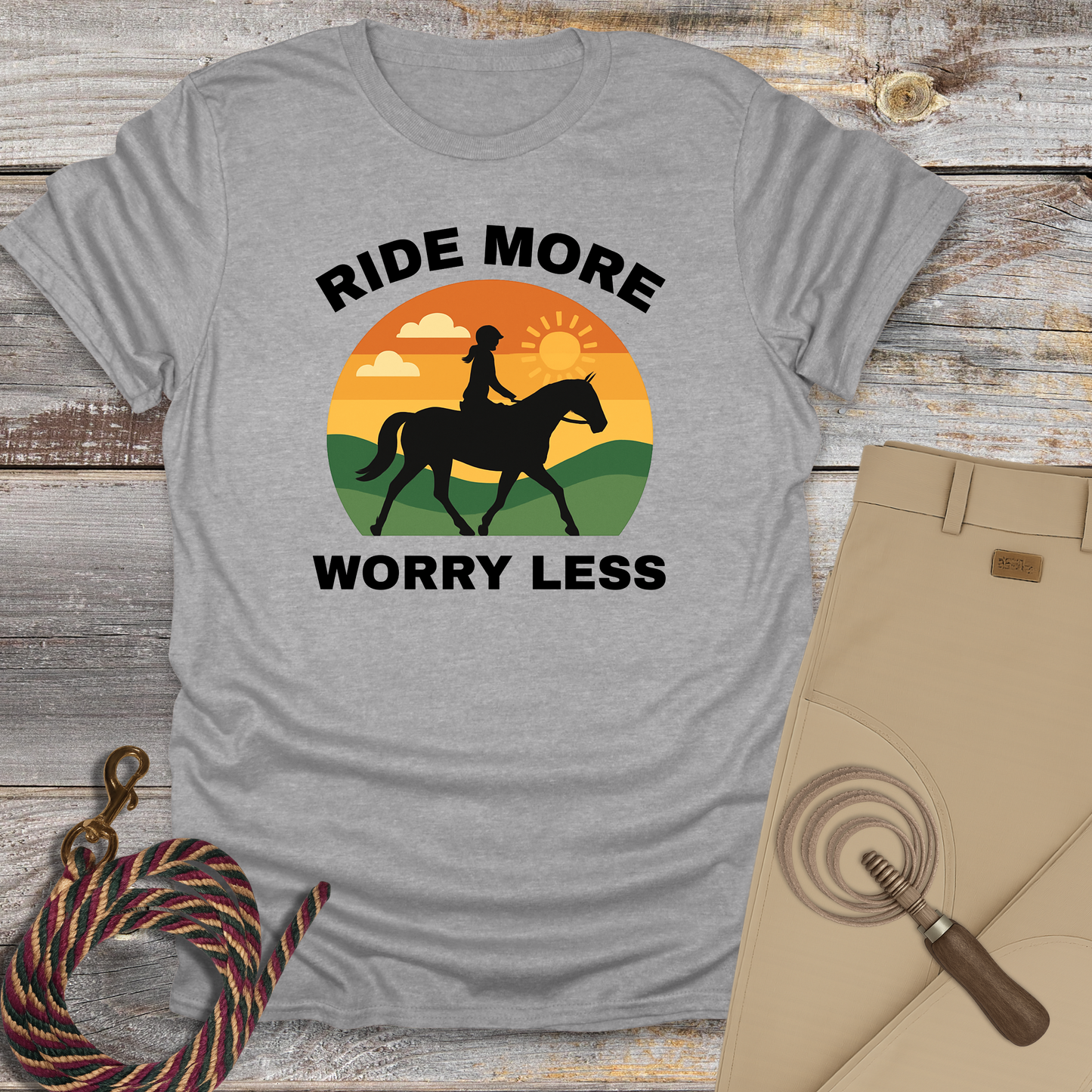 Ride More, Worry Less T-Shirt