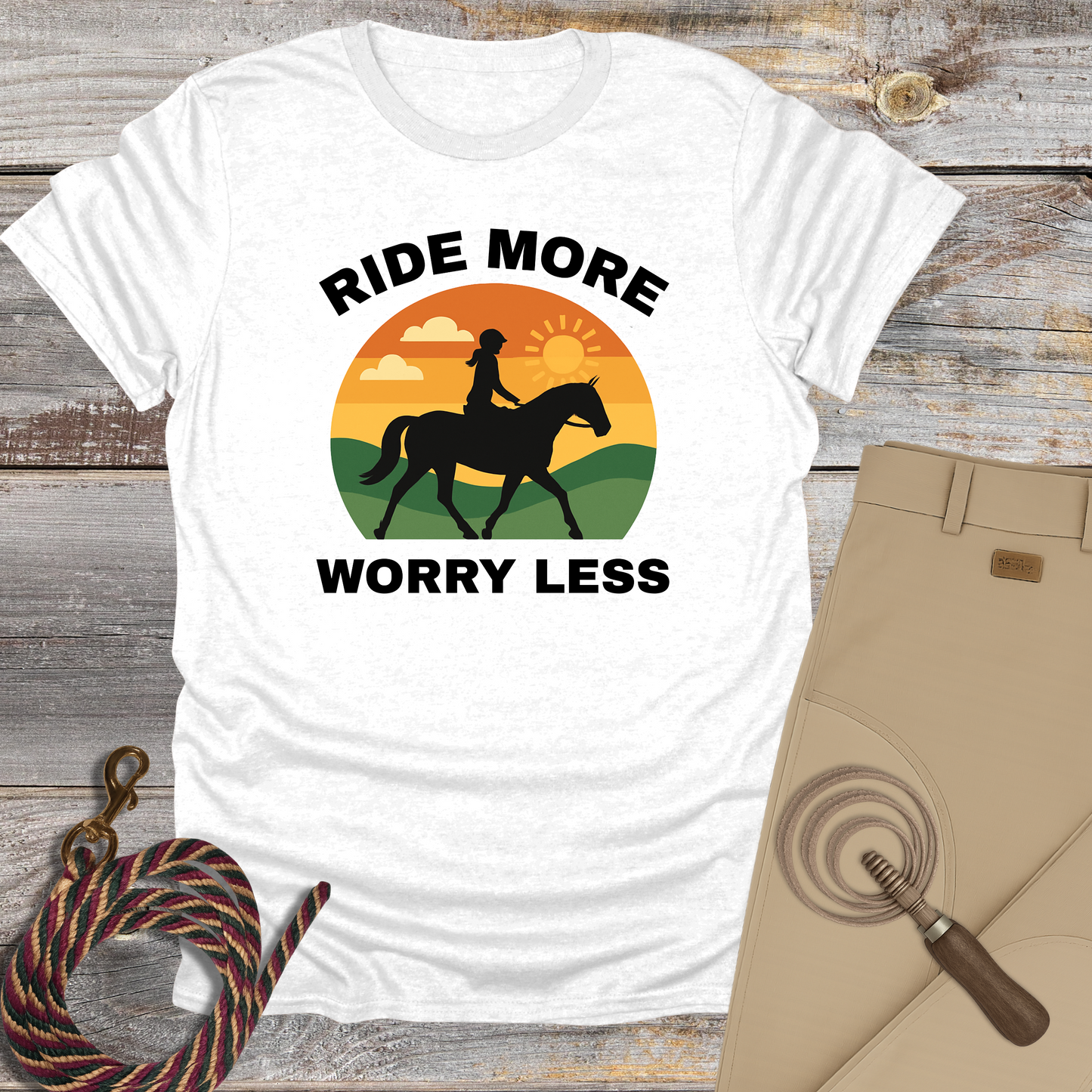 Ride More, Worry Less T-Shirt