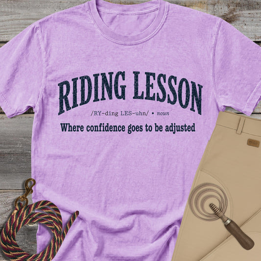 Riding Lesson Definition T-Shirt