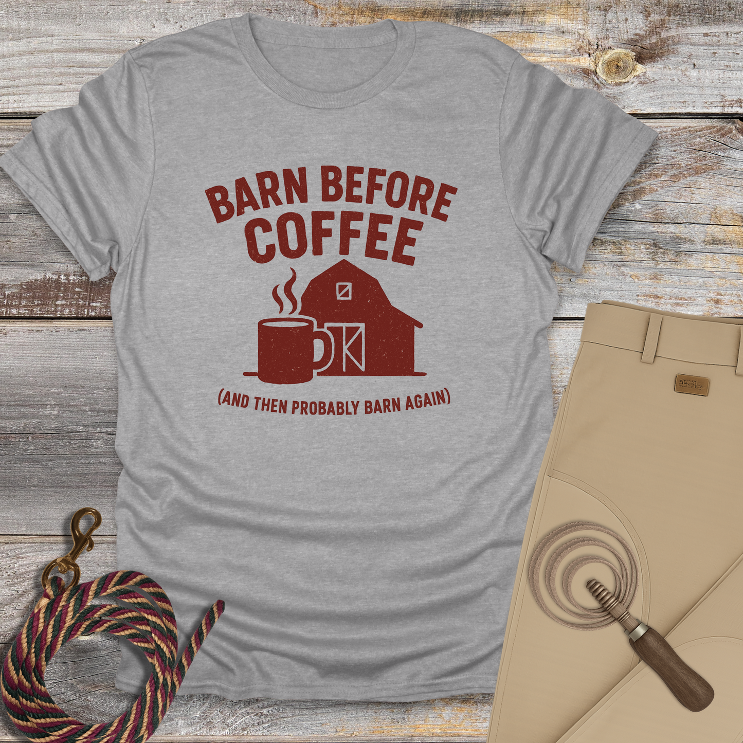 Barn Before Coffee T-Shirt