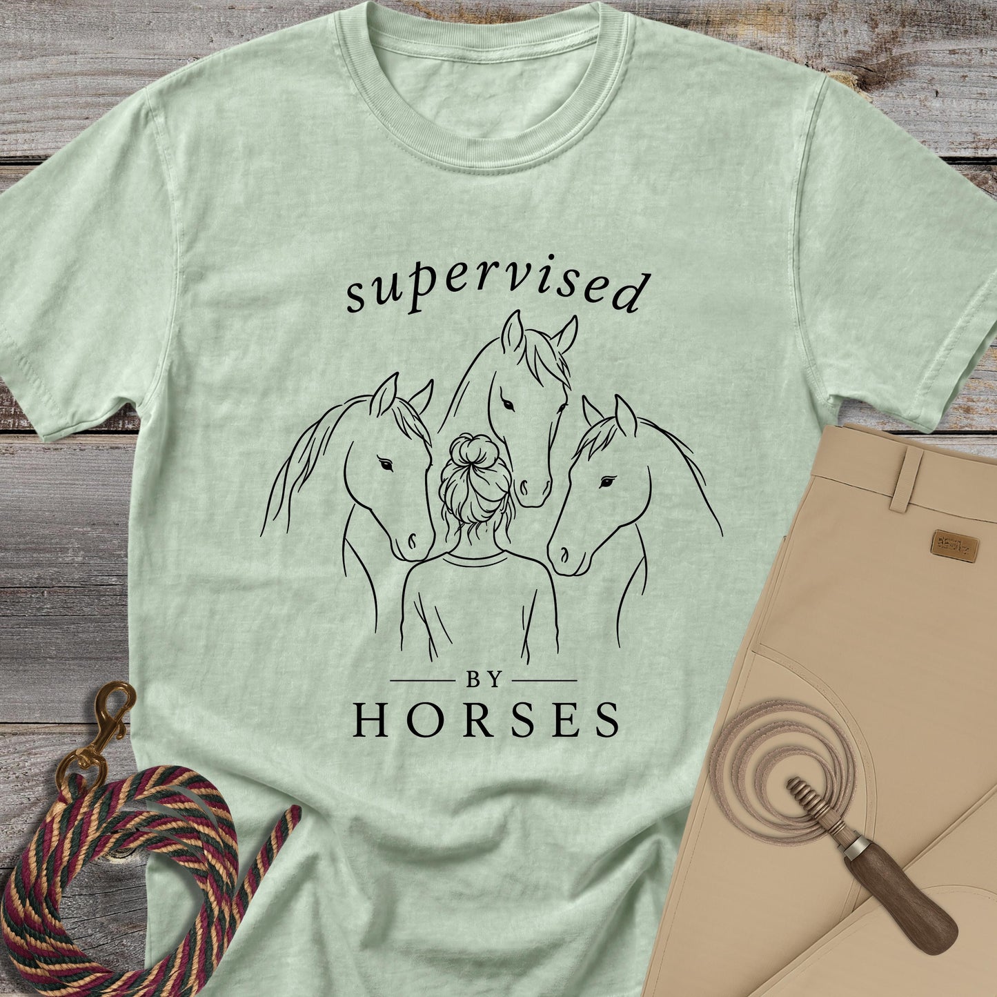 Supervised By Horses T-Shirt