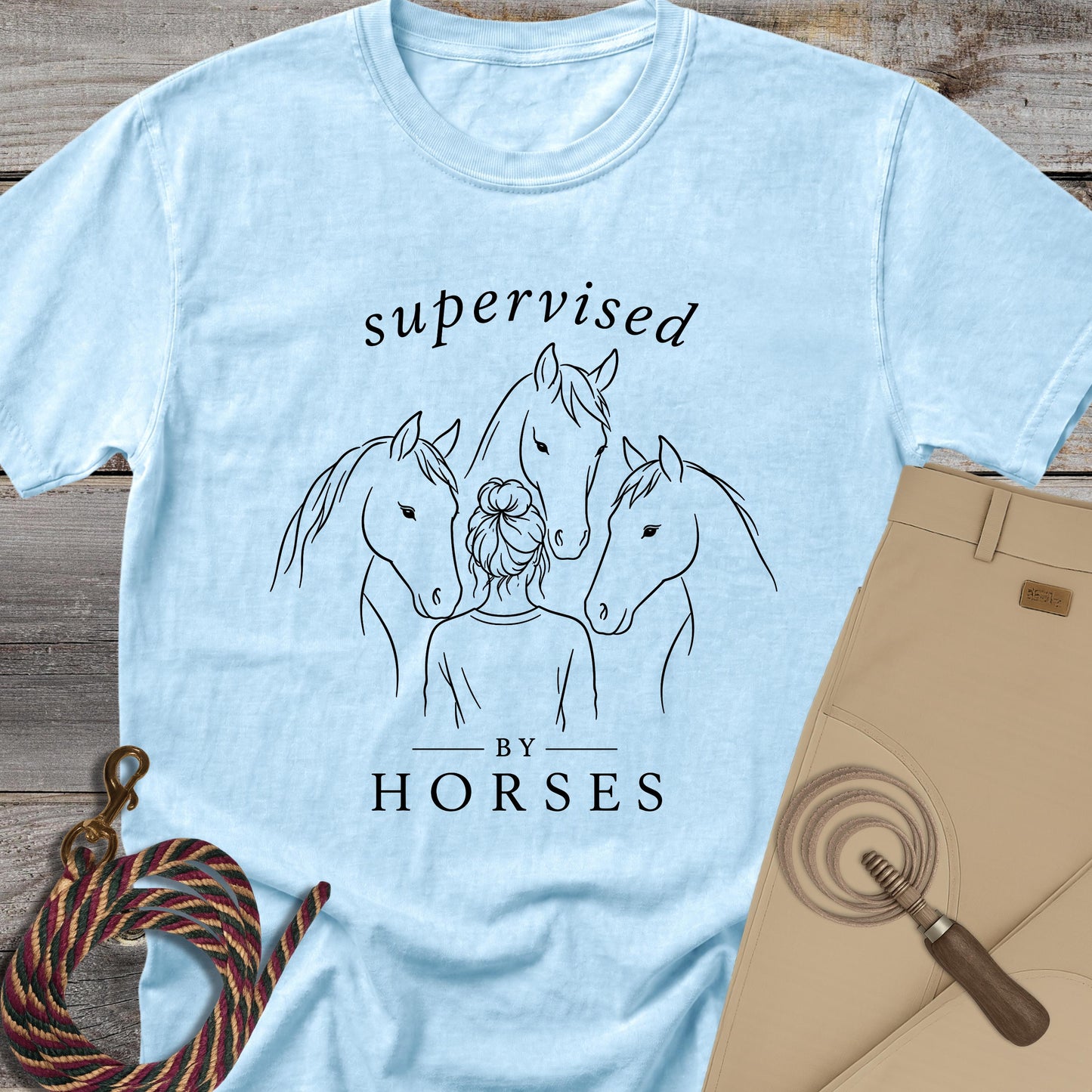 Supervised By Horses T-Shirt
