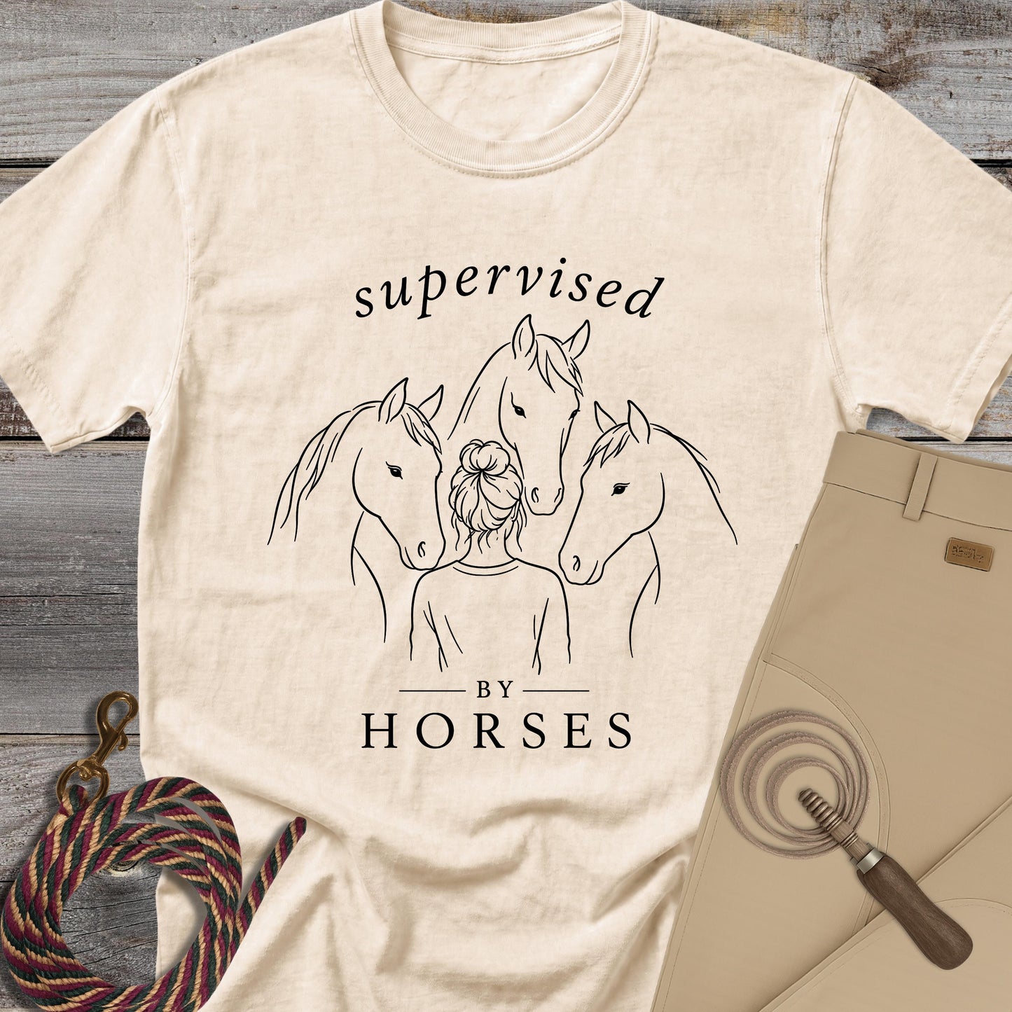 Supervised By Horses T-Shirt