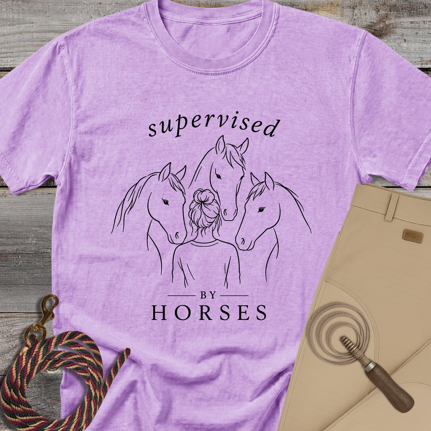 Supervised By Horses T-Shirt