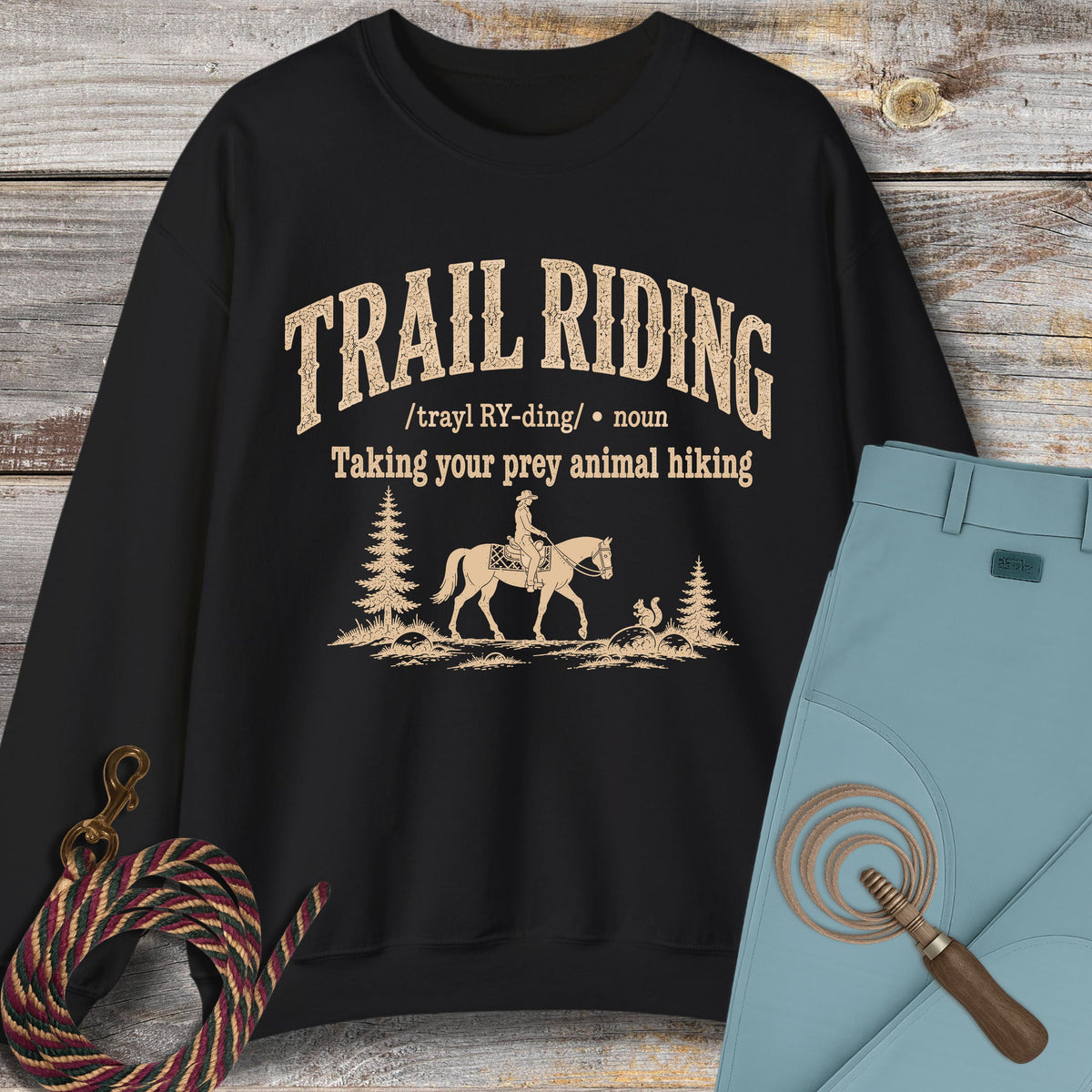 Trail Riding Definition Sweatshirt
