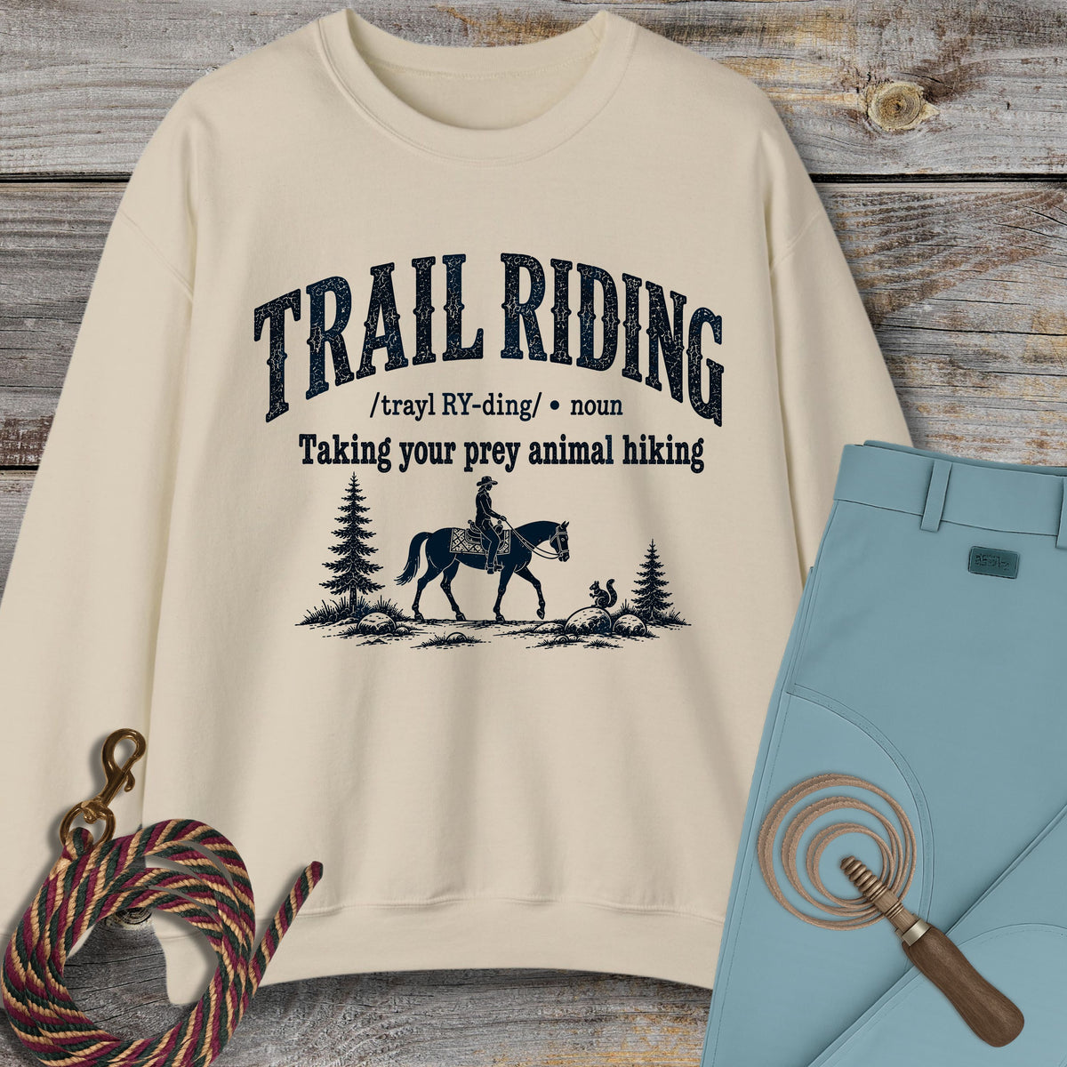 Trail Riding Definition Sweatshirt