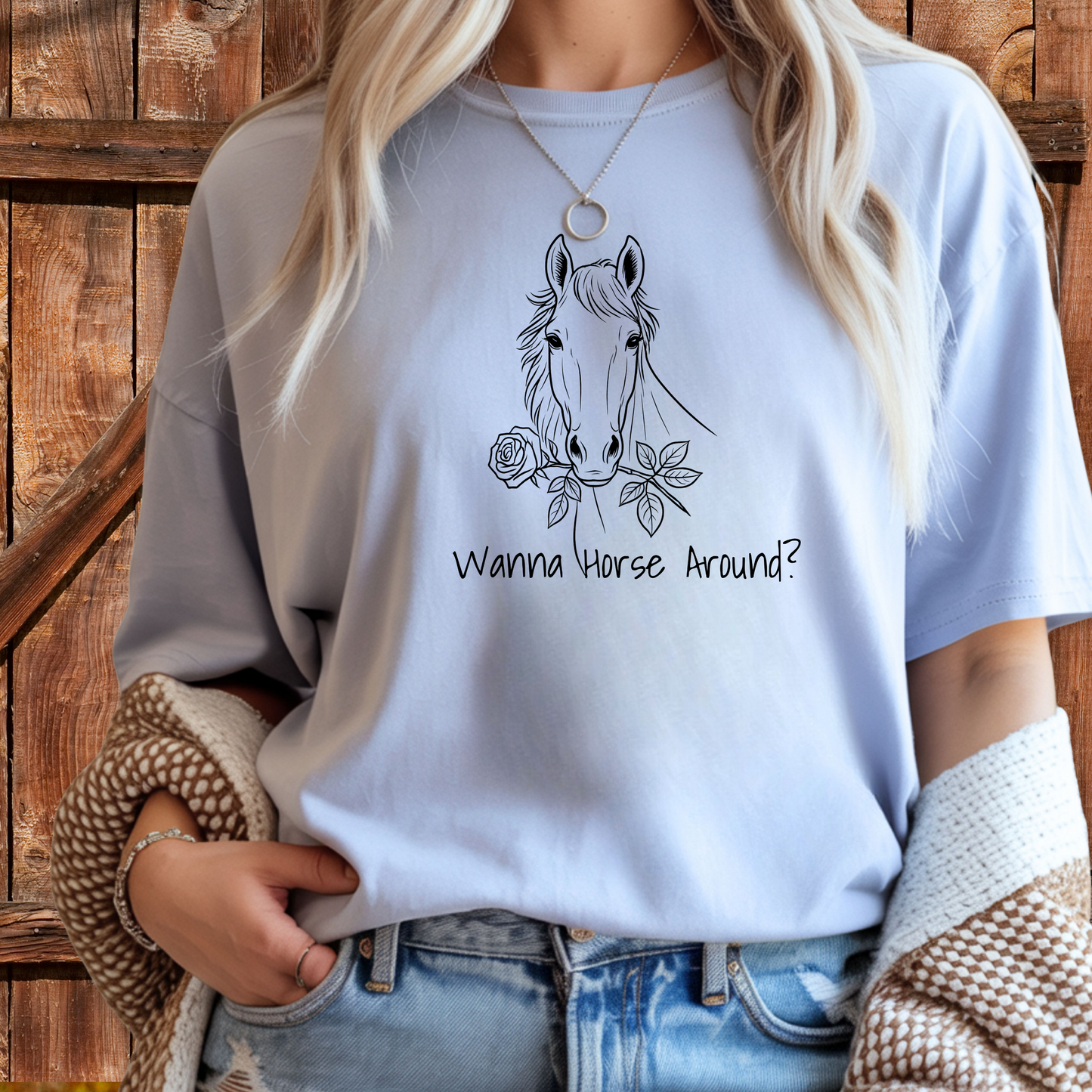 Wanna Horse Around? T‑Shirt