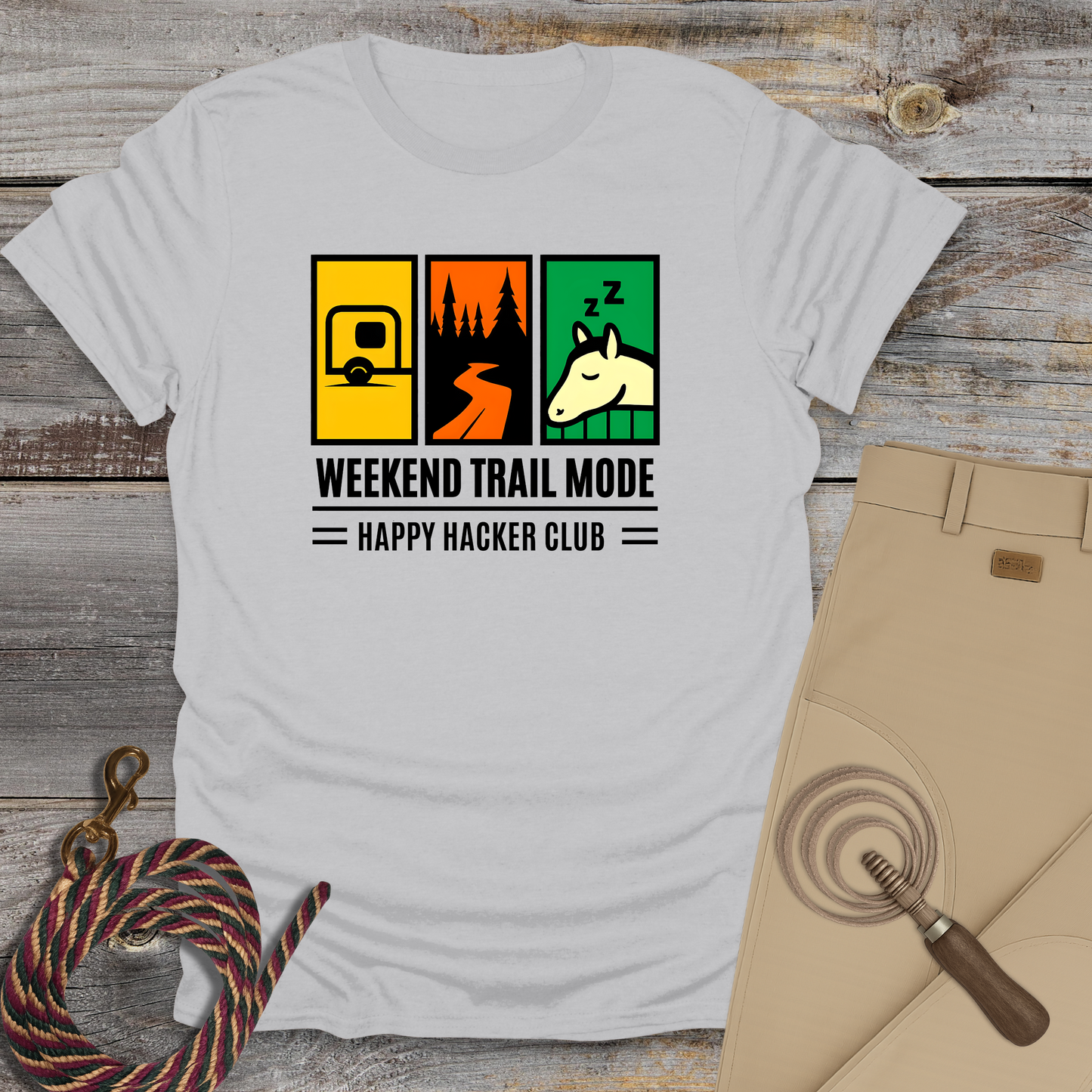 Weekend Trail Mode – Happy Hacker Club T-Shirt