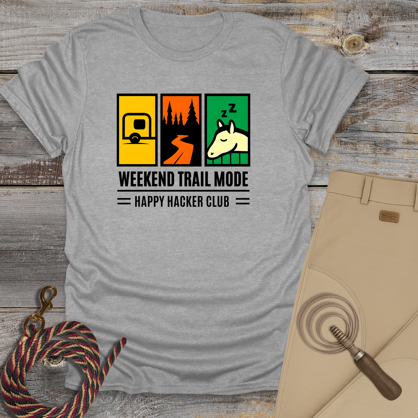 Weekend Trail Mode – Happy Hacker Club T-Shirt