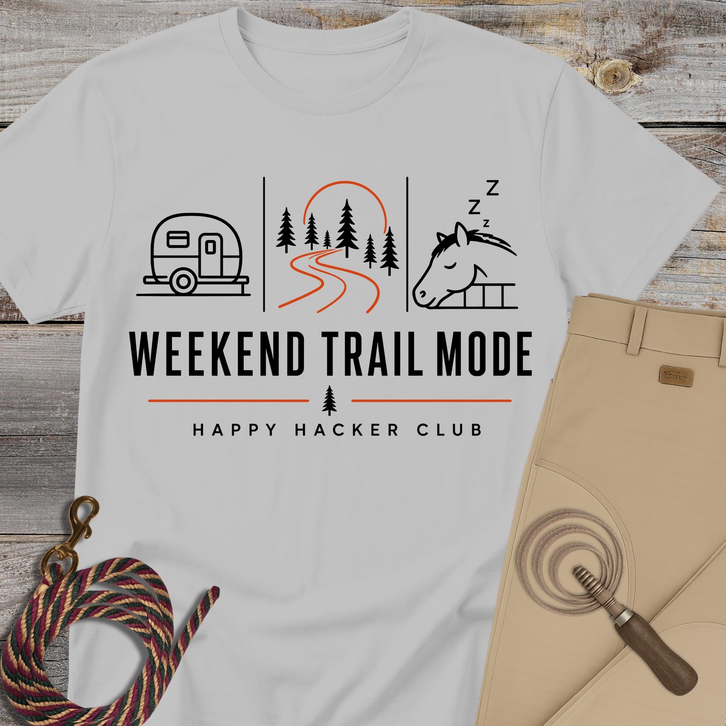 Weekend Trail Mode – Happy Hacker Club T-Shirt