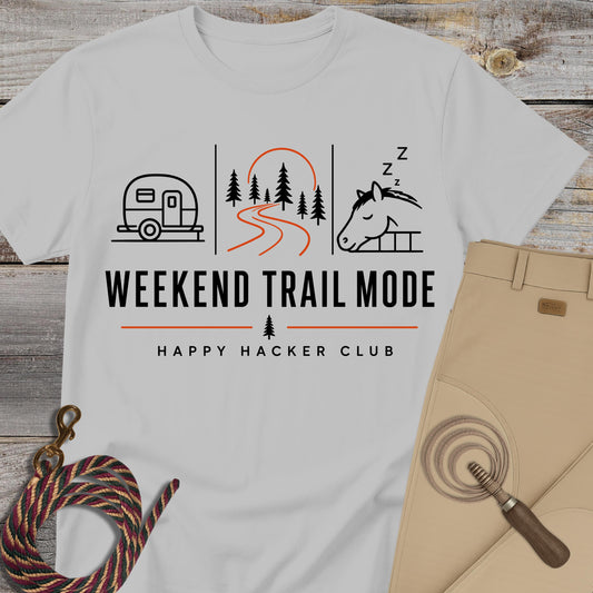 Weekend Trail Mode – Happy Hacker Club T-Shirt