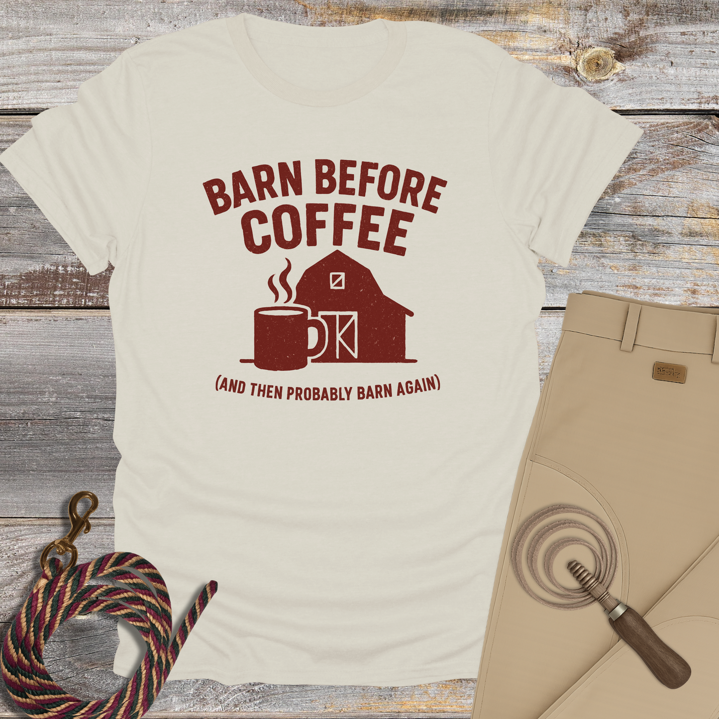 Barn Before Coffee T-Shirt